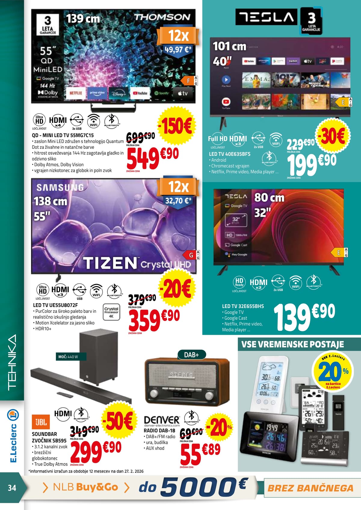 Stran 34. E.Leclerc kataloga - Ackijska Ponudba