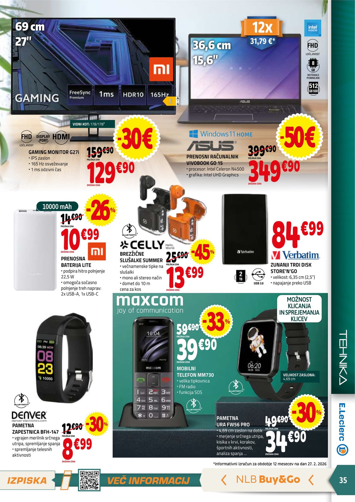 Stran 35. E.Leclerc kataloga - Ackijska Ponudba od 09.03.2026.