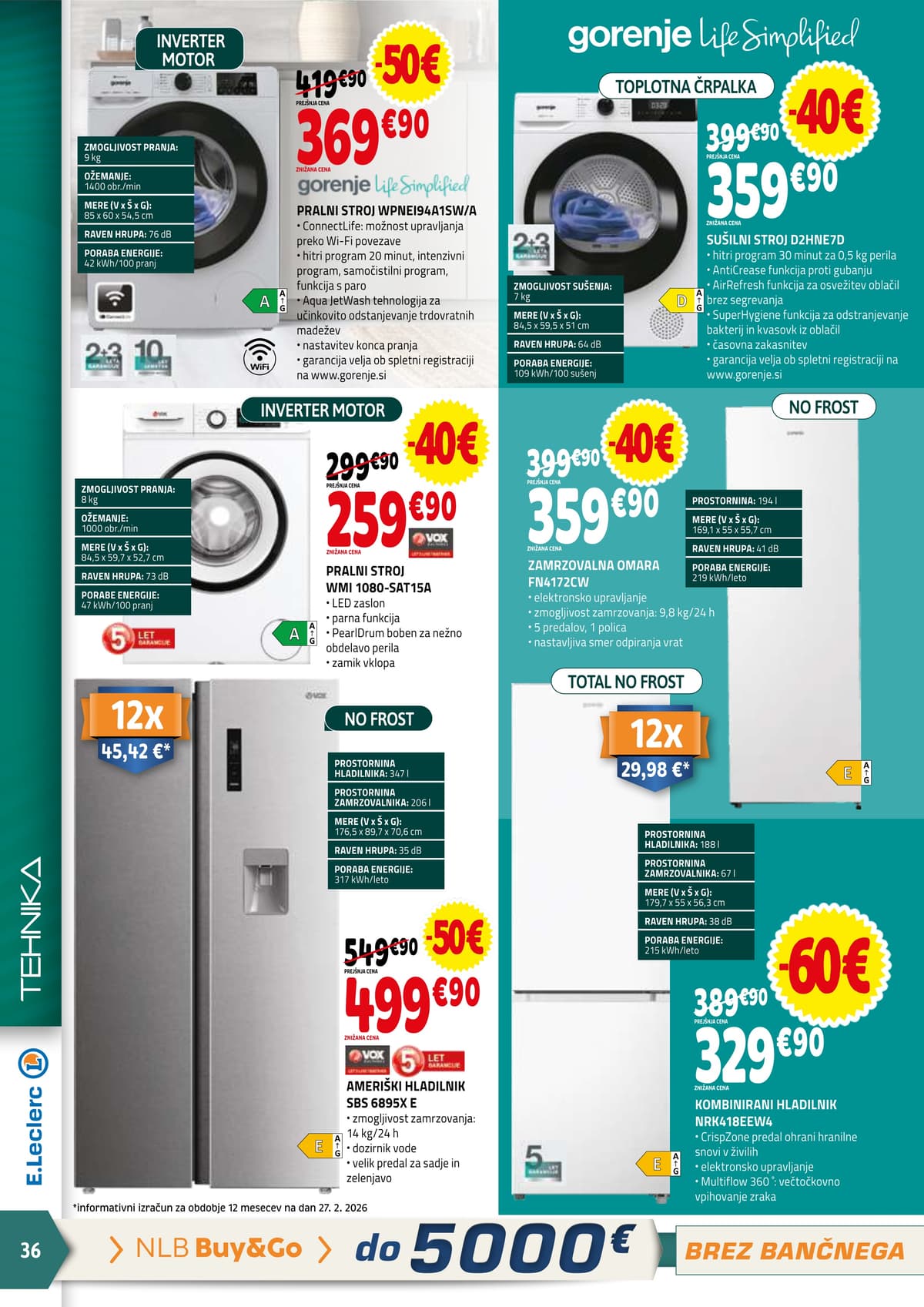 Stran 36. E.Leclerc kataloga - Ackijska Ponudba od 09.03.2026.