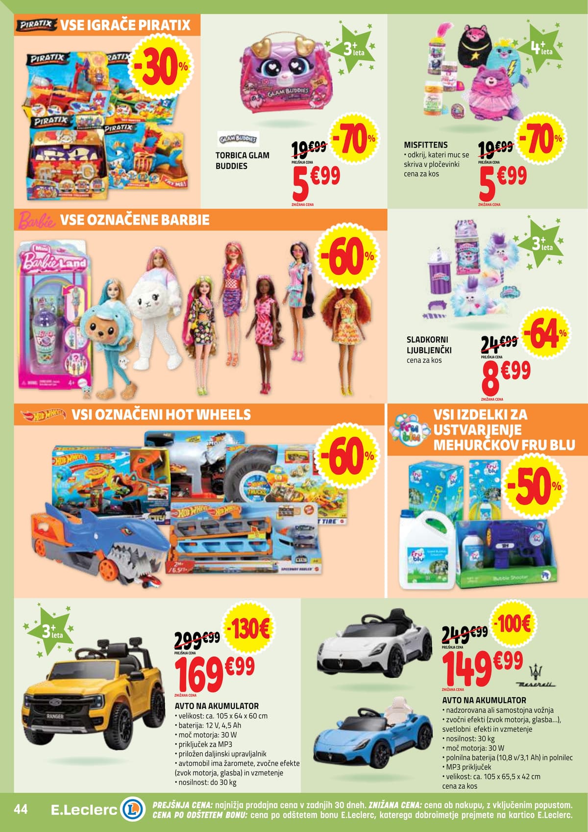 Stran 44. E.Leclerc kataloga - Ackijska Ponudba