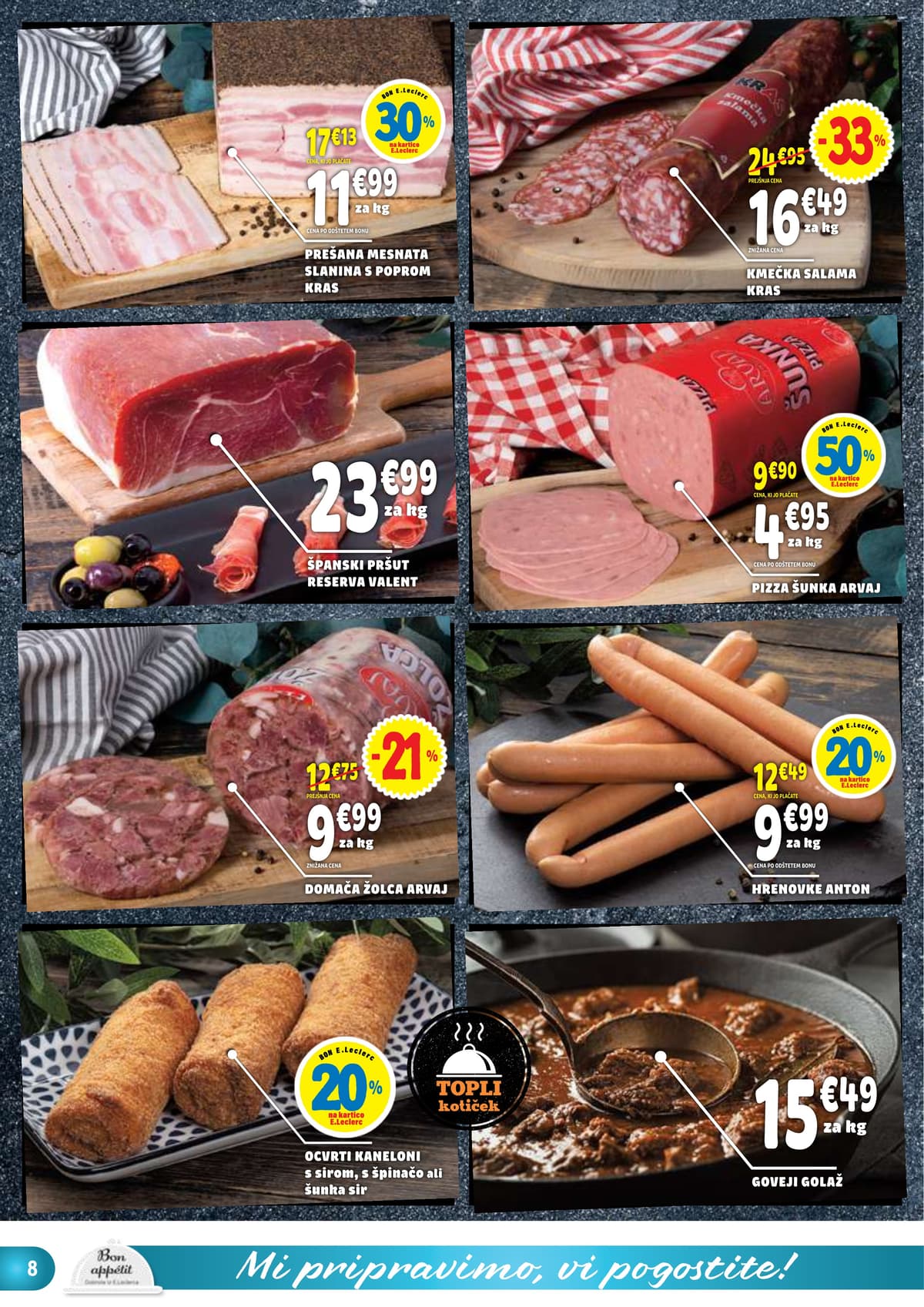 Stran 8. E.Leclerc kataloga - Ackijska Ponudba