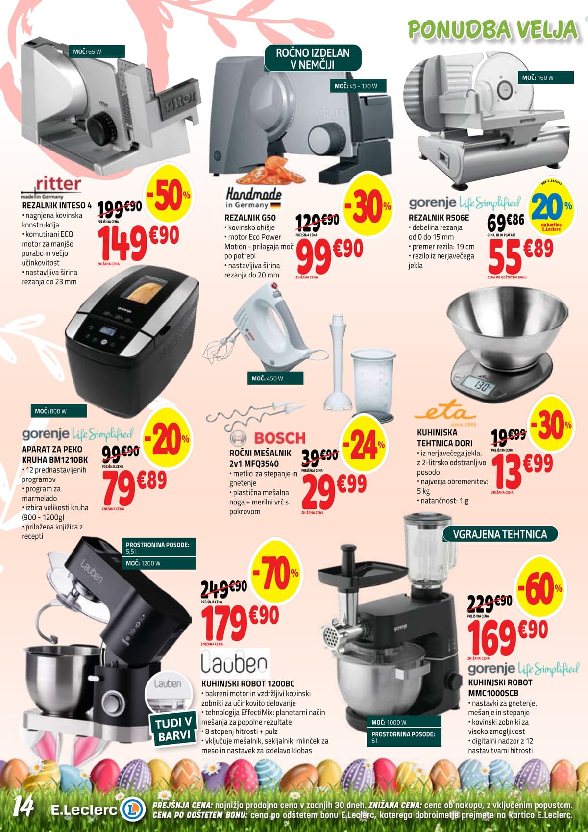 Stran 14. E.Leclerc kataloga - Akcijska Ponudba od 16.03.2026.