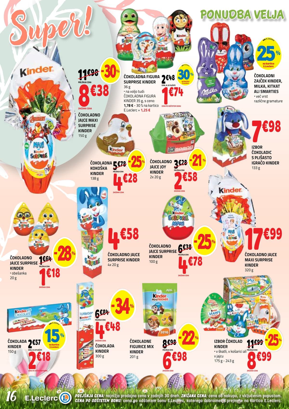 Stran 16. E.Leclerc kataloga - Akcijska Ponudba od 16.03.2026.