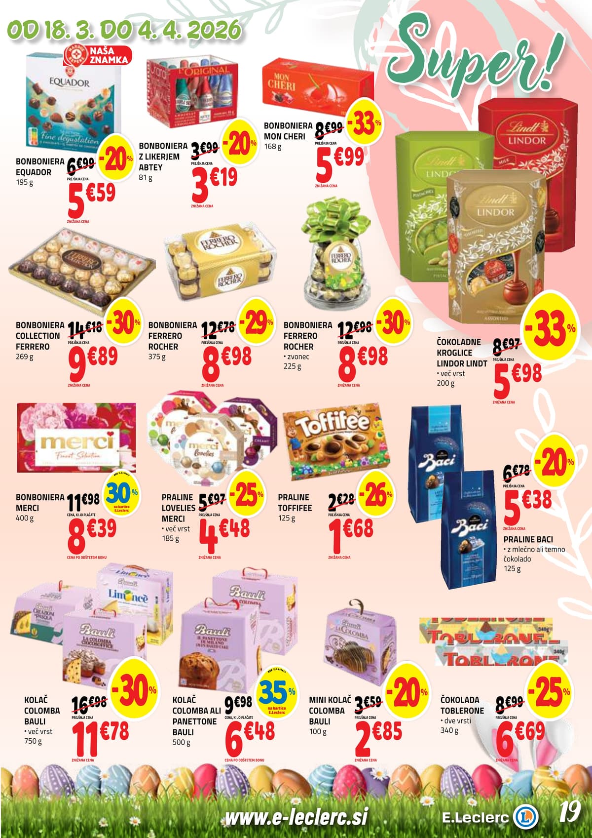 Stran 19. E.Leclerc kataloga - Akcijska Ponudba od 16.03.2026.