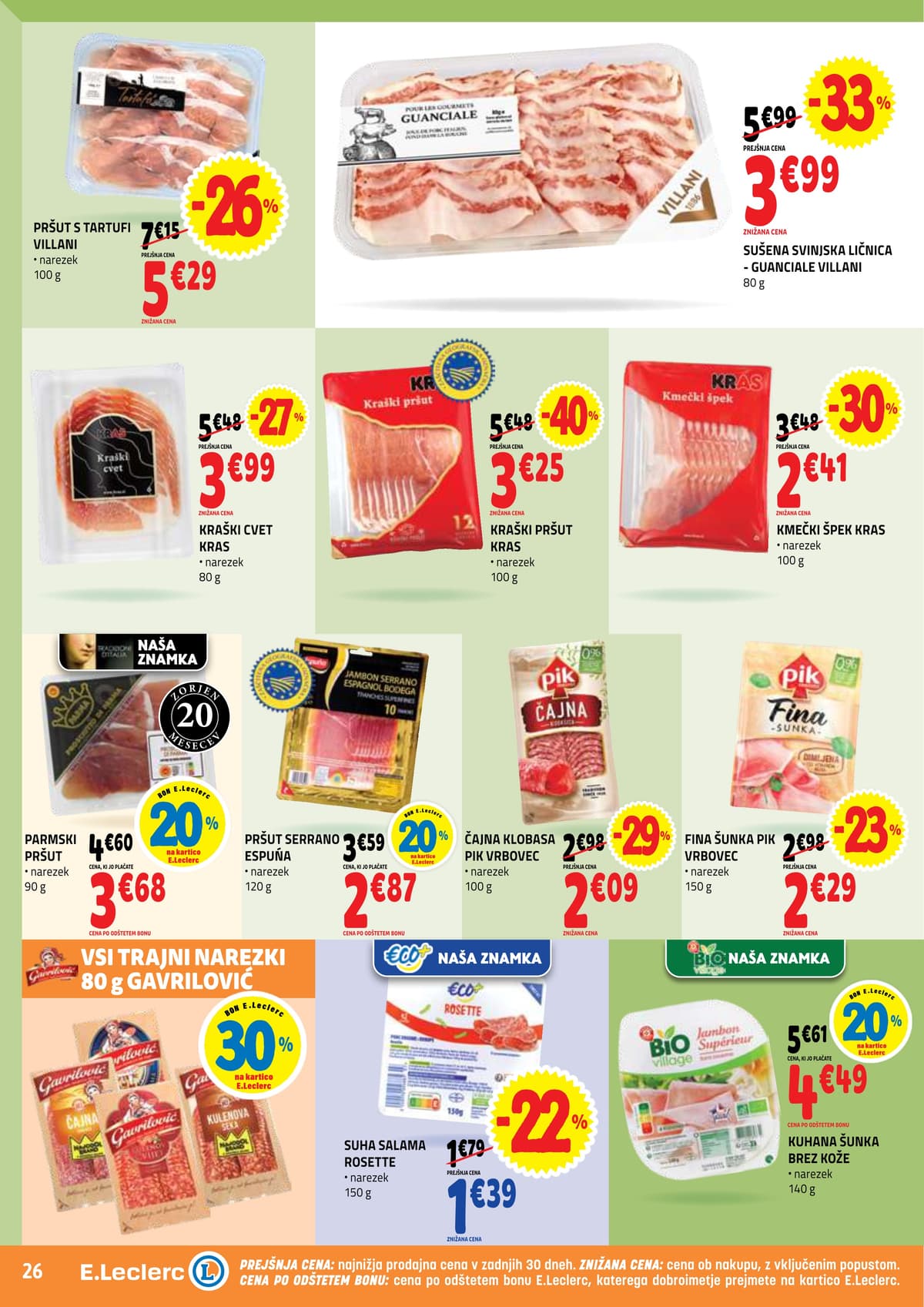 Stran 26. E.Leclerc kataloga - Akcijska Ponudba od 16.03.2026.