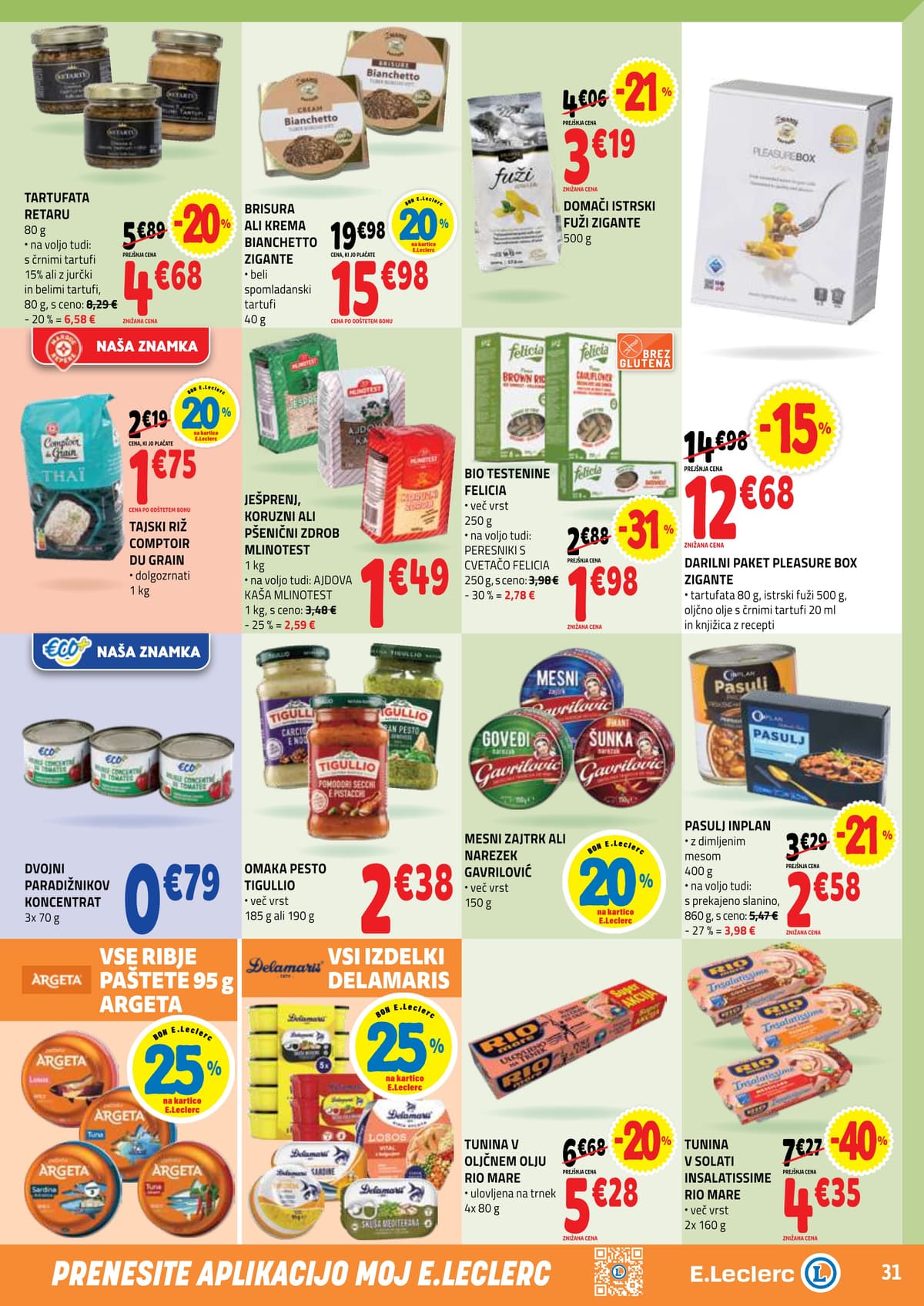 Stran 31. E.Leclerc kataloga - Akcijska Ponudba od 16.03.2026.