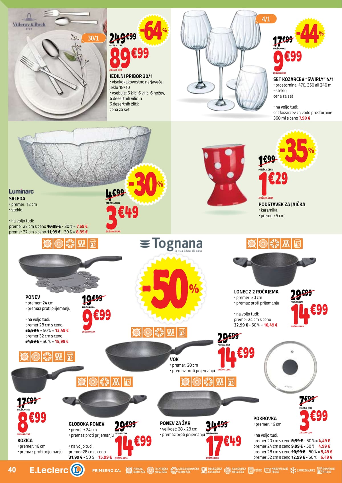 Stran 40. E.Leclerc kataloga - Akcijska Ponudba