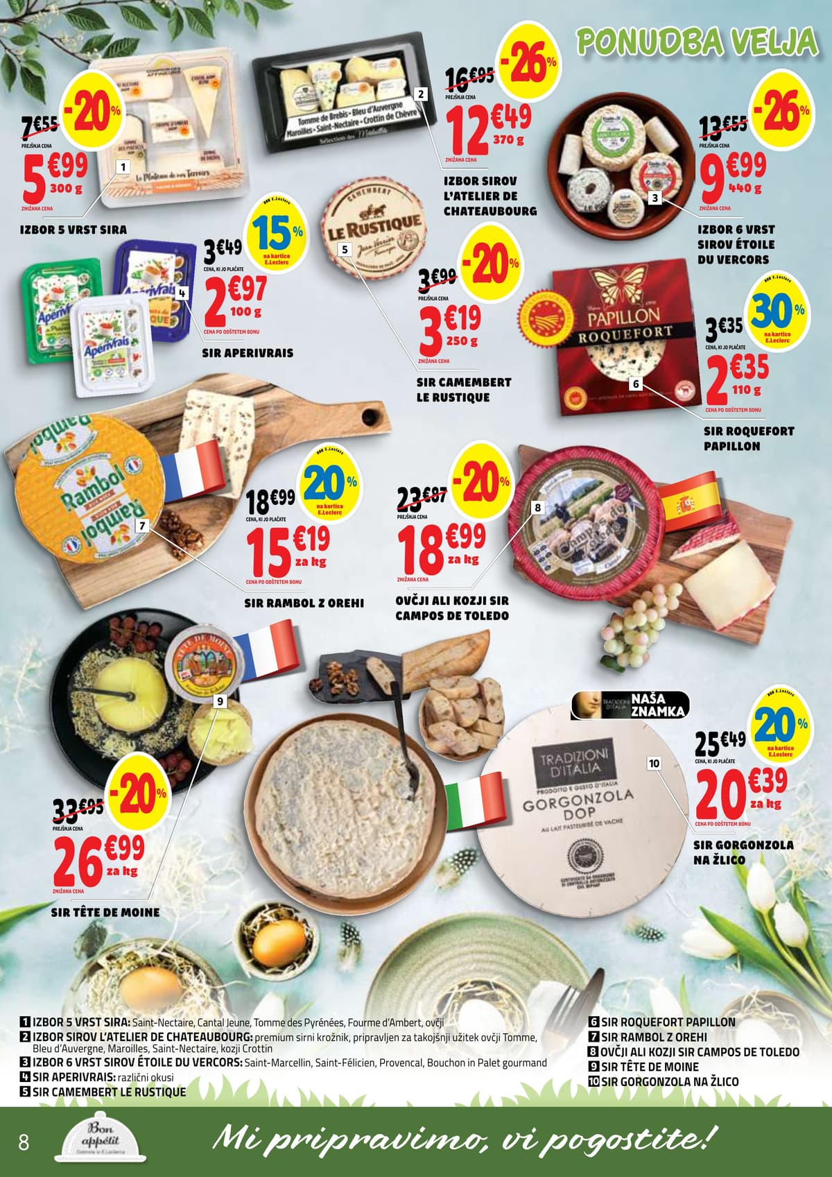 Stran 8. E.Leclerc kataloga - Akcijska Ponudba od 16.03.2026.
