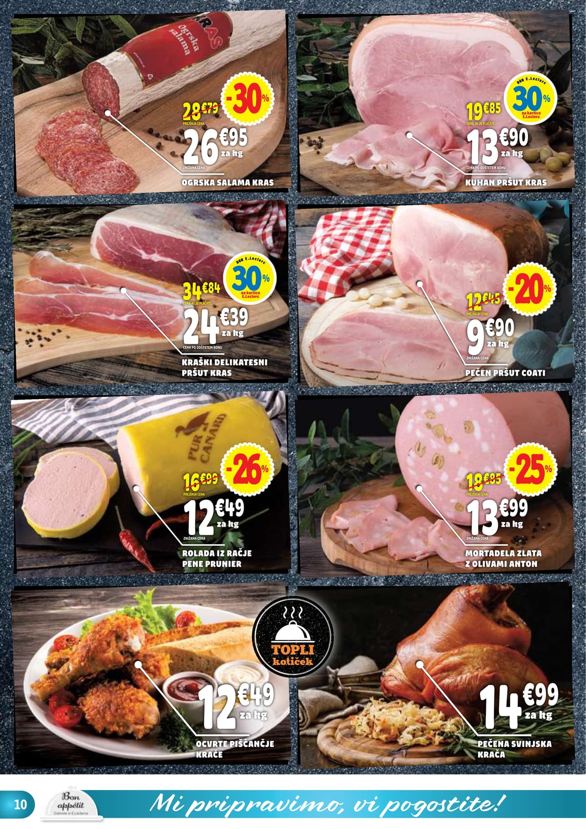 Stran 10. E.Leclerc kataloga - Akcijska Ponudba od 23.03.2026.