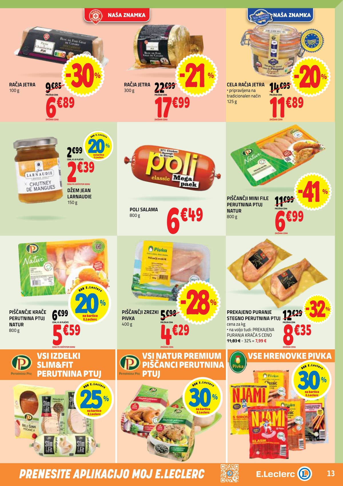 Stran 13. E.Leclerc kataloga - Akcijska Ponudba od 23.03.2026.