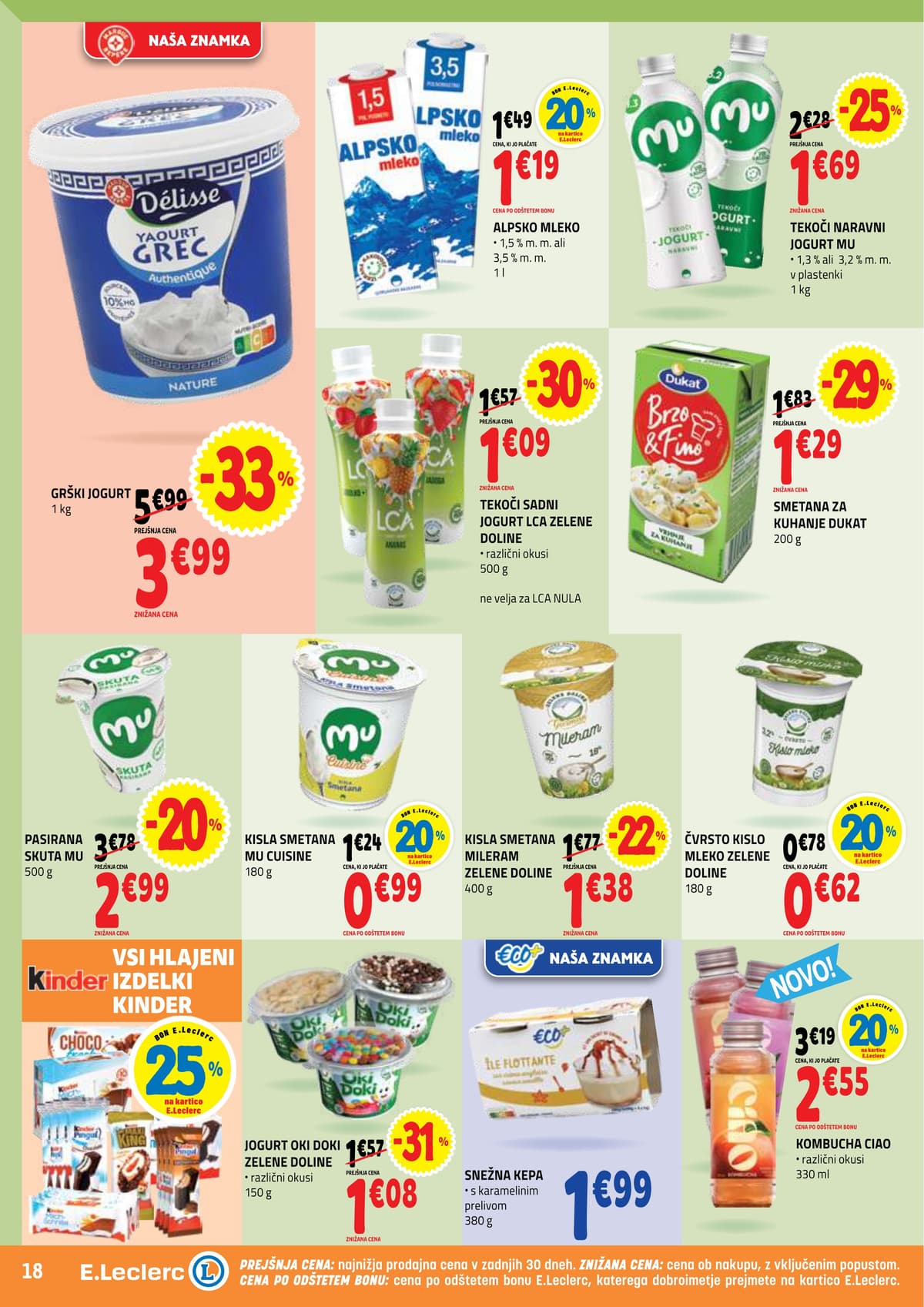 Stran 18. E.Leclerc kataloga - Akcijska Ponudba od 23.03.2026.