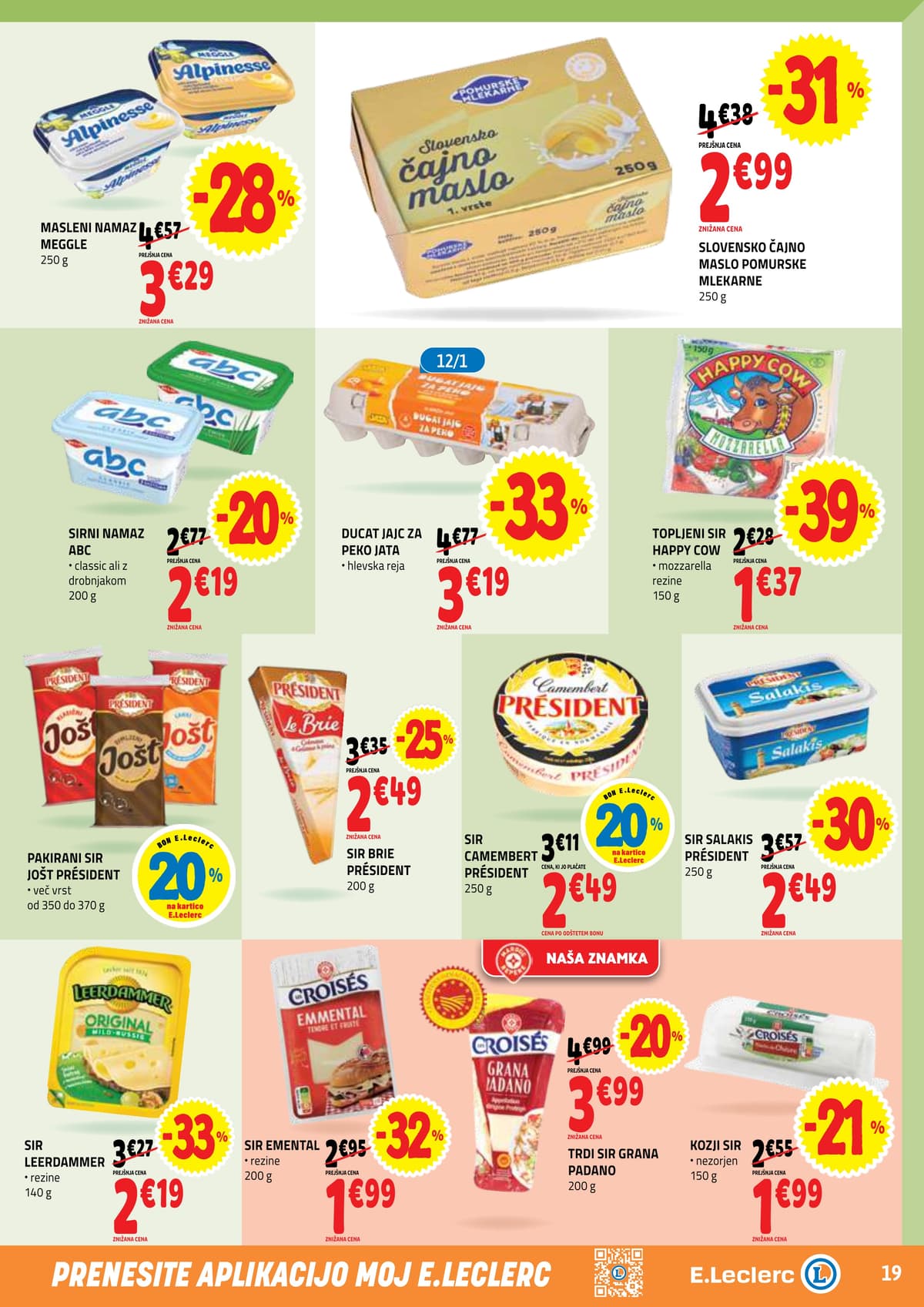 Stran 19. E.Leclerc kataloga - Akcijska Ponudba od 23.03.2026.