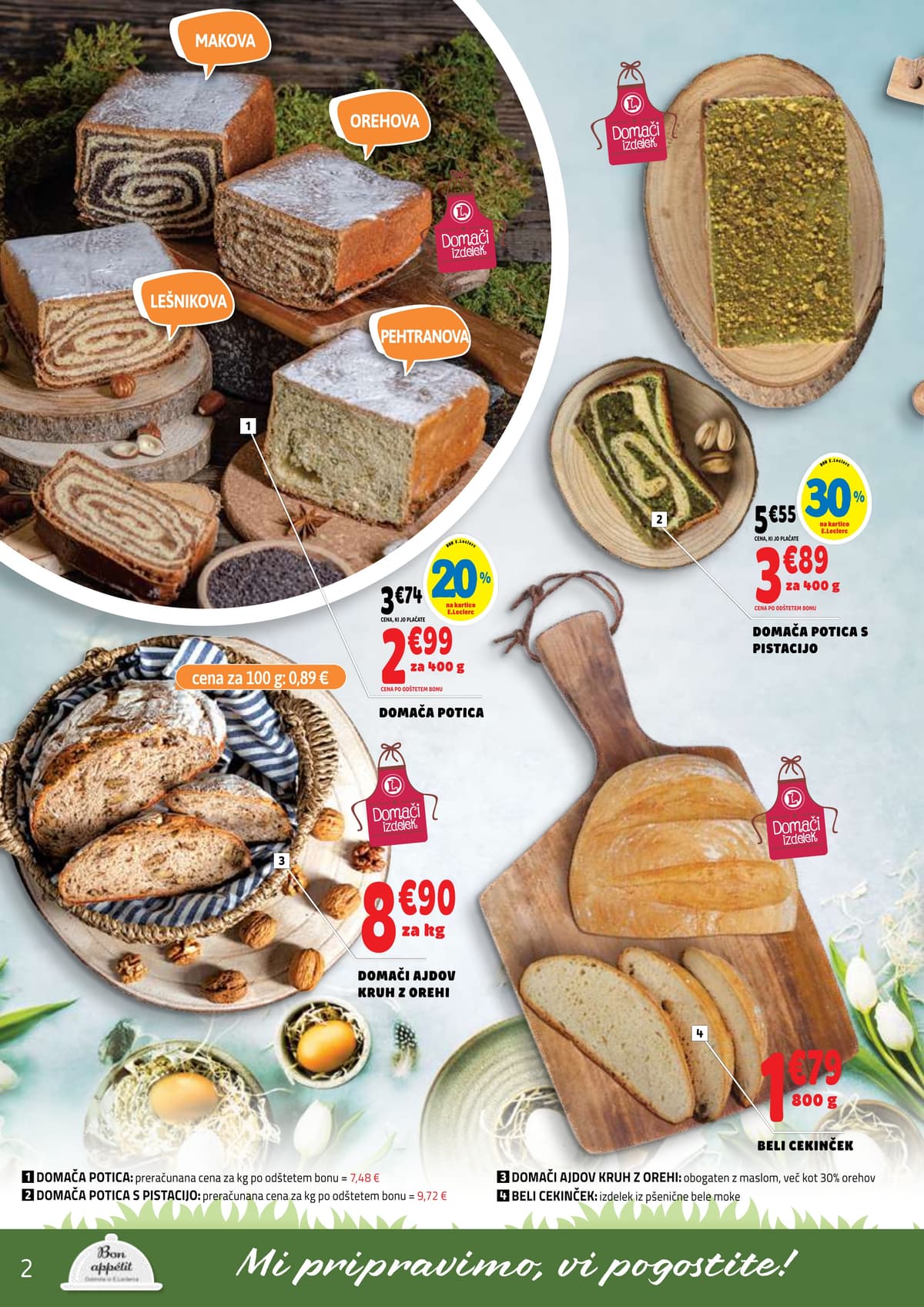 Stran 2. E.Leclerc kataloga - Akcijska Ponudba od 23.03.2026.