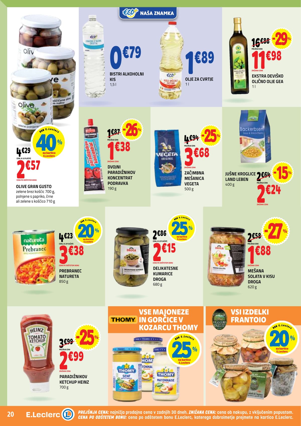 Stran 20. E.Leclerc kataloga - Akcijska Ponudba od 23.03.2026.