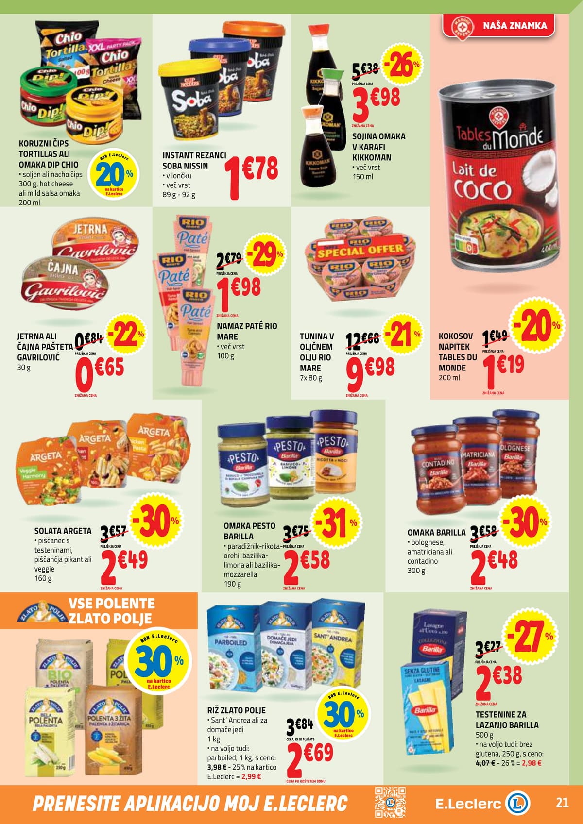 Stran 21. E.Leclerc kataloga - Akcijska Ponudba od 23.03.2026.