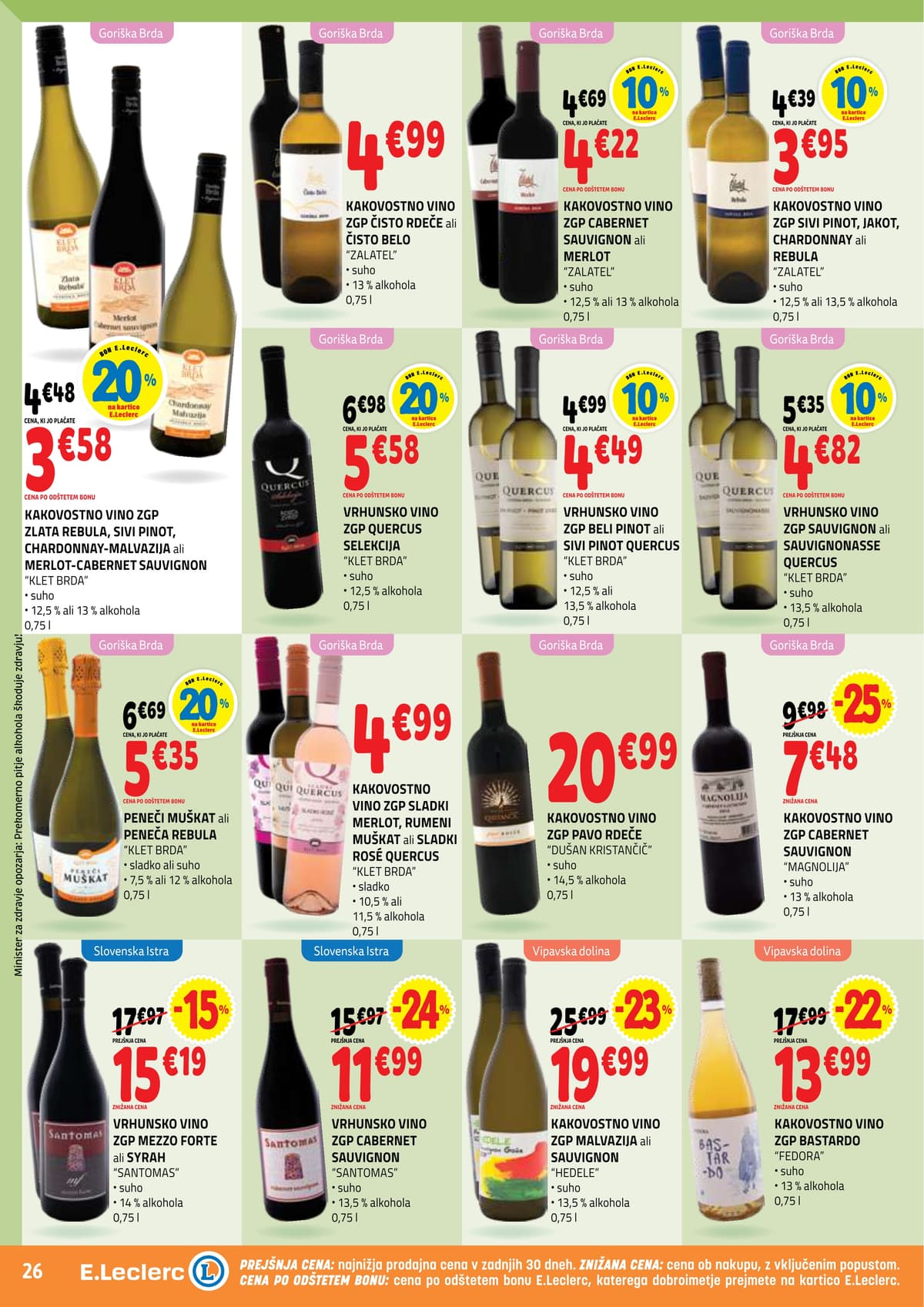Stran 26. E.Leclerc kataloga - Akcijska Ponudba od 23.03.2026.