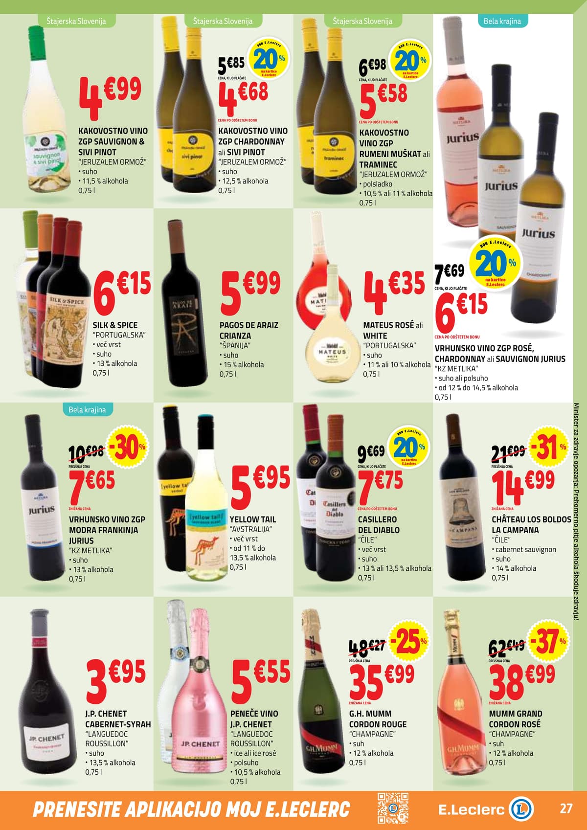 Stran 27. E.Leclerc kataloga - Akcijska Ponudba od 23.03.2026.