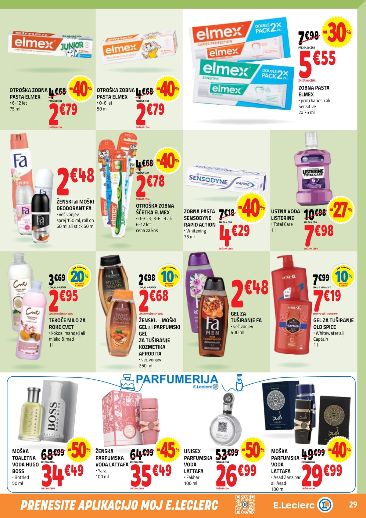 Stran 29. E.Leclerc kataloga - Akcijska Ponudba od 23.03.2026.