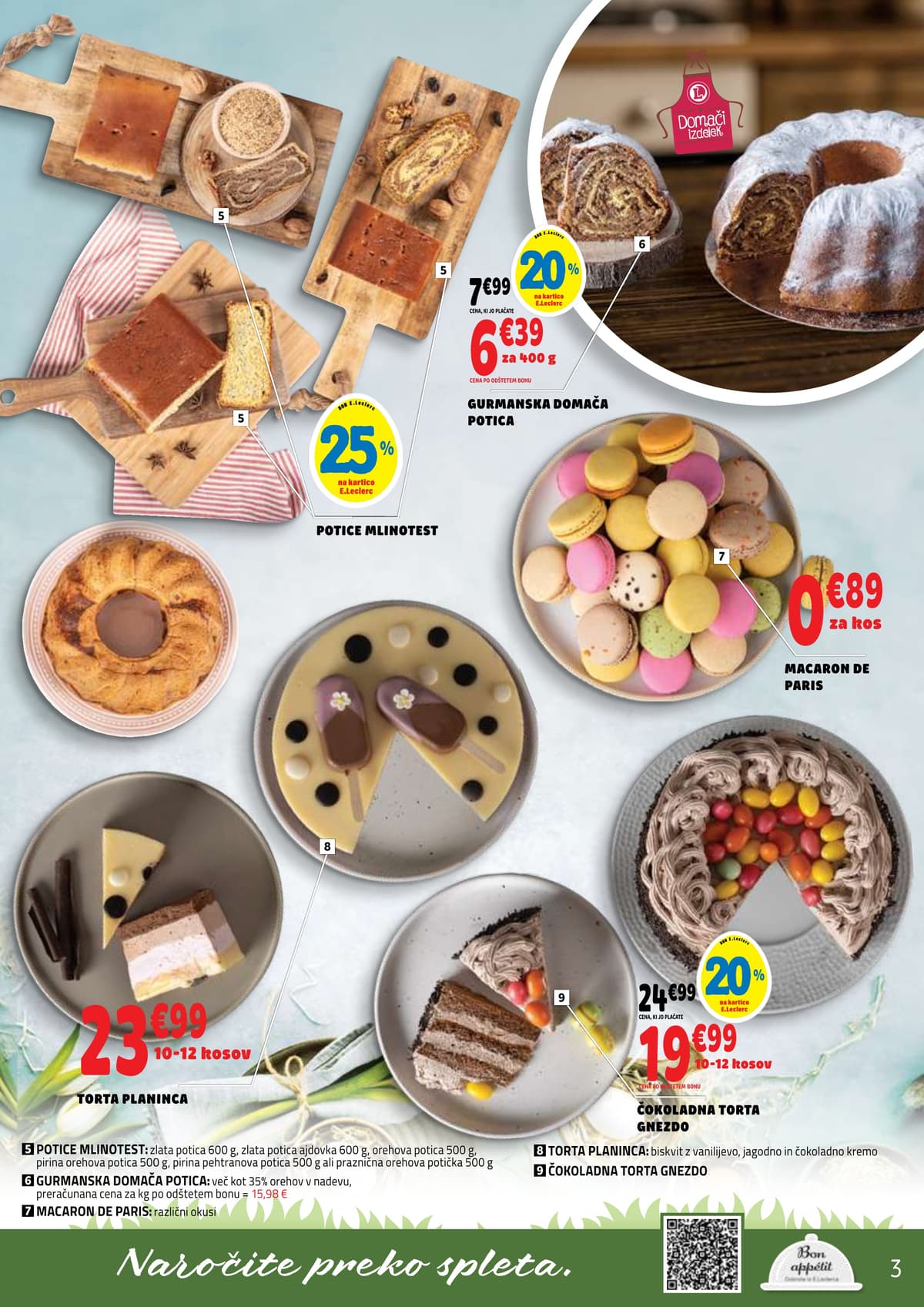 Stran 3. E.Leclerc kataloga - Akcijska Ponudba od 23.03.2026.