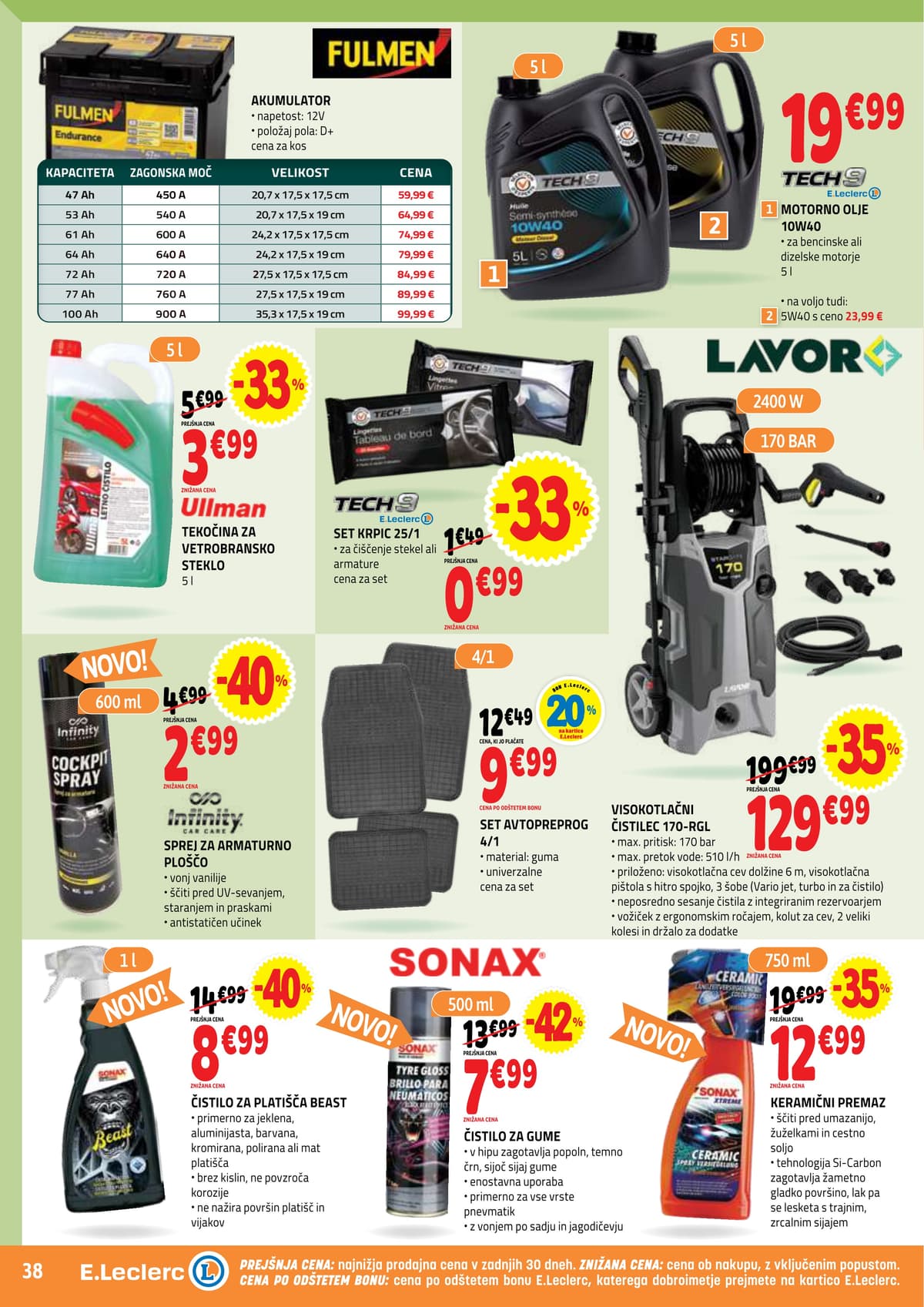 Stran 38. E.Leclerc kataloga - Akcijska Ponudba