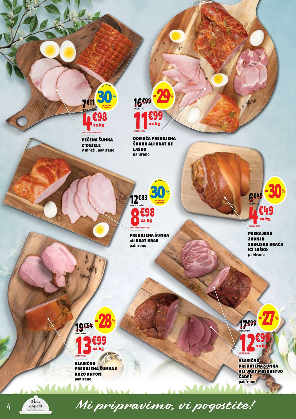 Stran 4. E.Leclerc kataloga - Akcijska Ponudba od 23.03.2026.