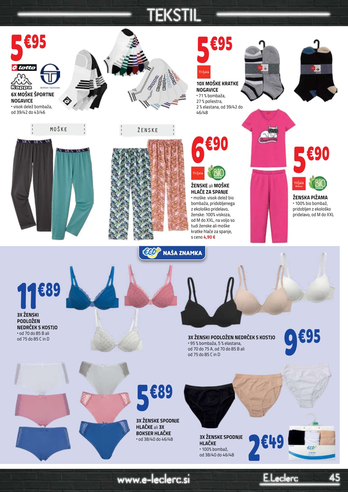Stran 45. E.Leclerc kataloga - Akcijska Ponudba od 23.03.2026.