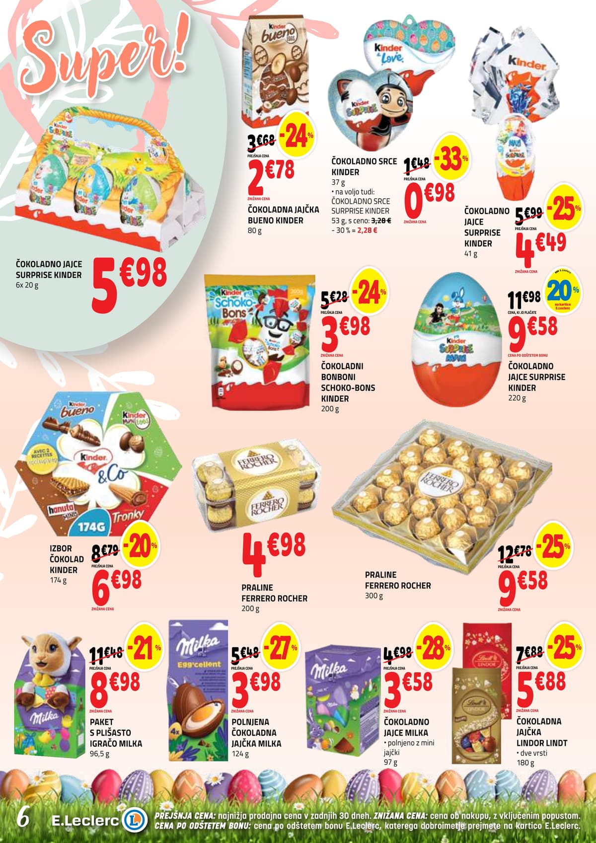 Stran 6. E.Leclerc kataloga - Akcijska Ponudba od 23.03.2026.