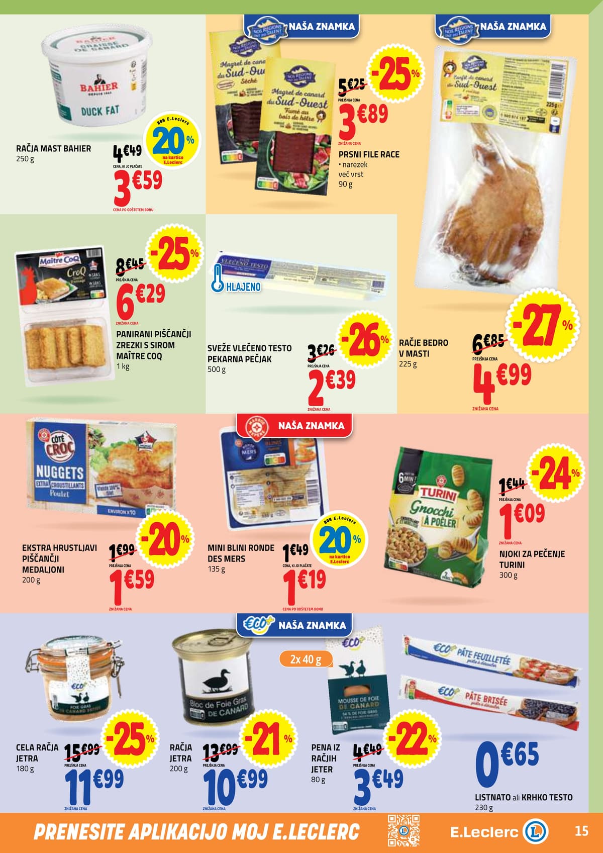 Stran 15. E.Leclerc kataloga - Akcijska Ponudba od 30.03.2026.