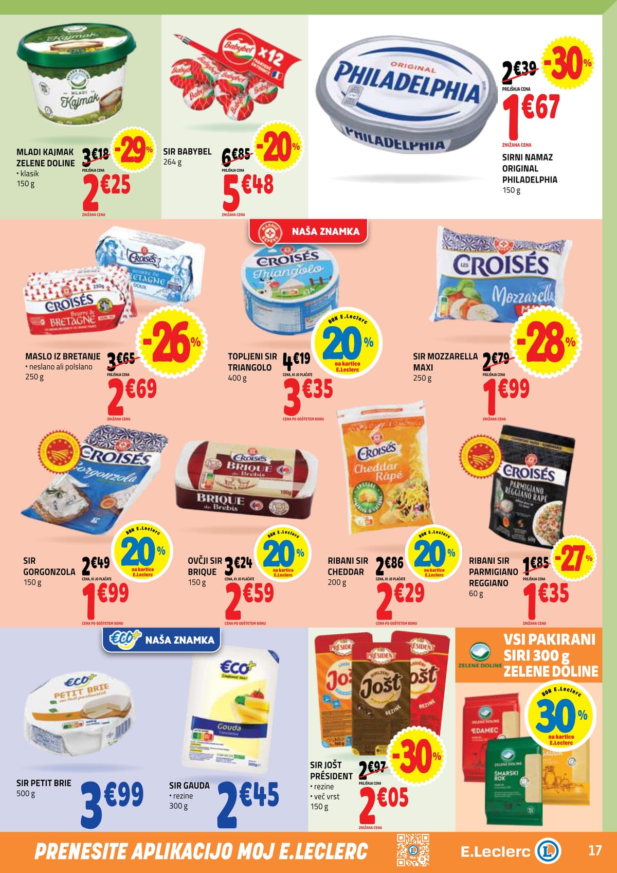 Stran 17. E.Leclerc kataloga - Akcijska Ponudba od 30.03.2026.