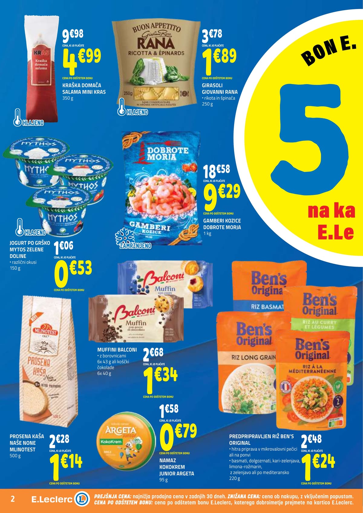 Stran 2. E.Leclerc kataloga - Akcijska Ponudba