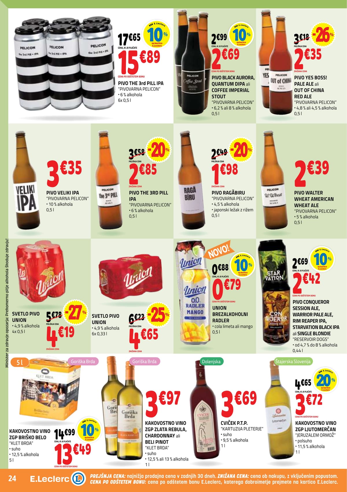 Stran 24. E.Leclerc kataloga - Akcijska Ponudba od 30.03.2026.