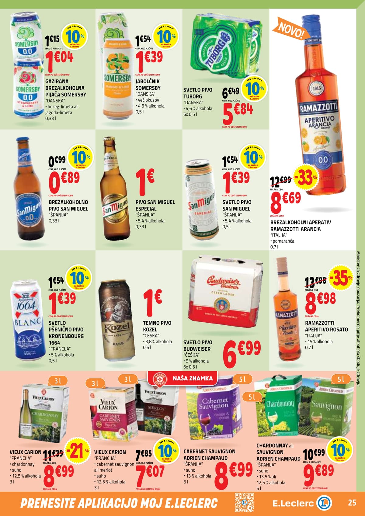 Stran 25. E.Leclerc kataloga - Akcijska Ponudba od 30.03.2026.