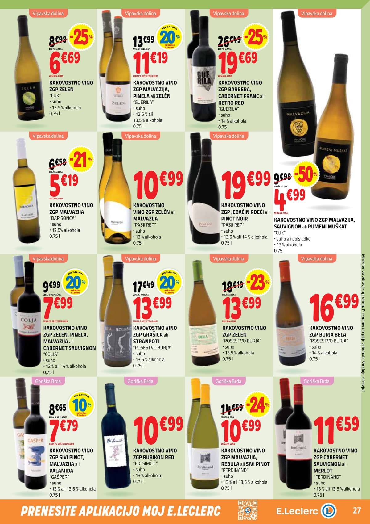 Stran 27. E.Leclerc kataloga - Akcijska Ponudba