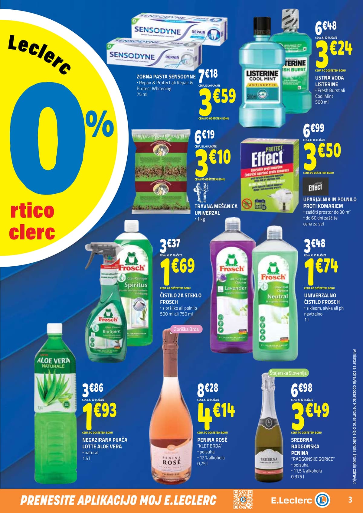 Stran 3. E.Leclerc kataloga - Akcijska Ponudba od 30.03.2026.