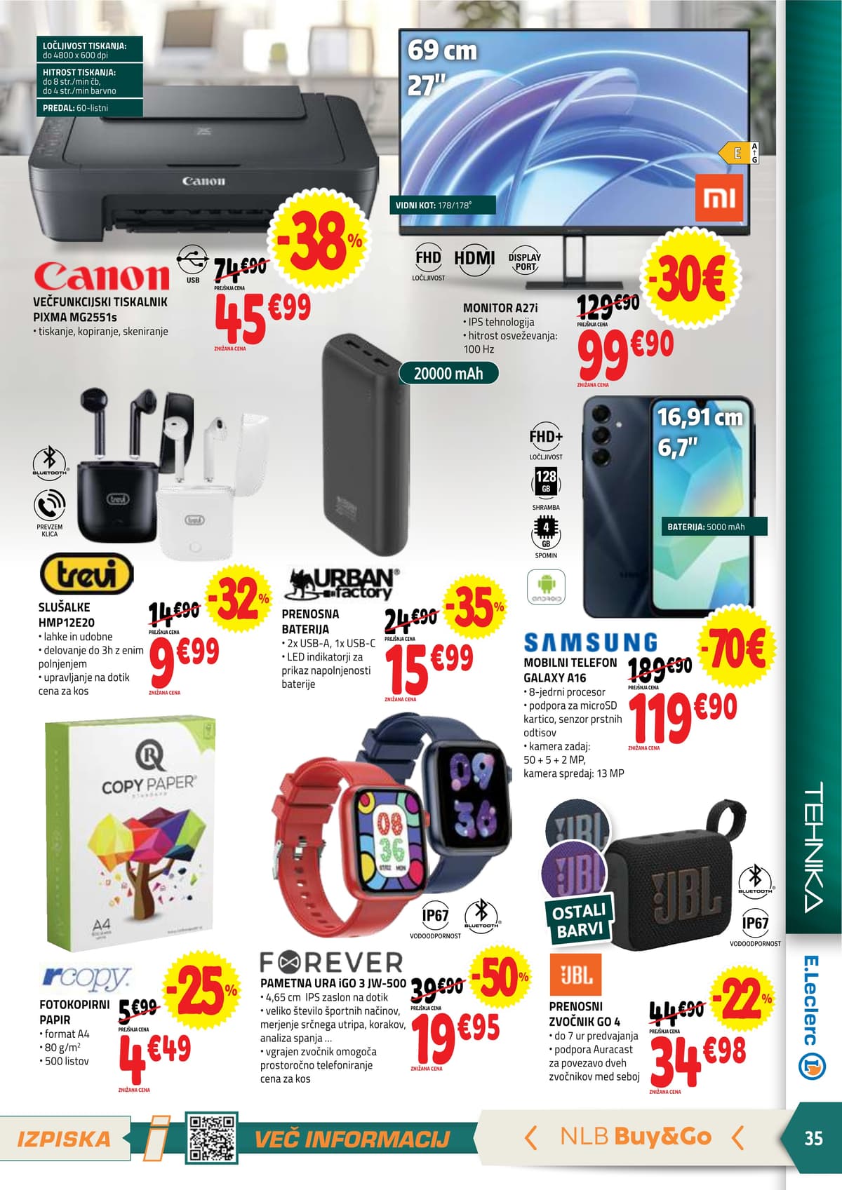 Stran 35. E.Leclerc kataloga - Akcijska Ponudba od 30.03.2026.