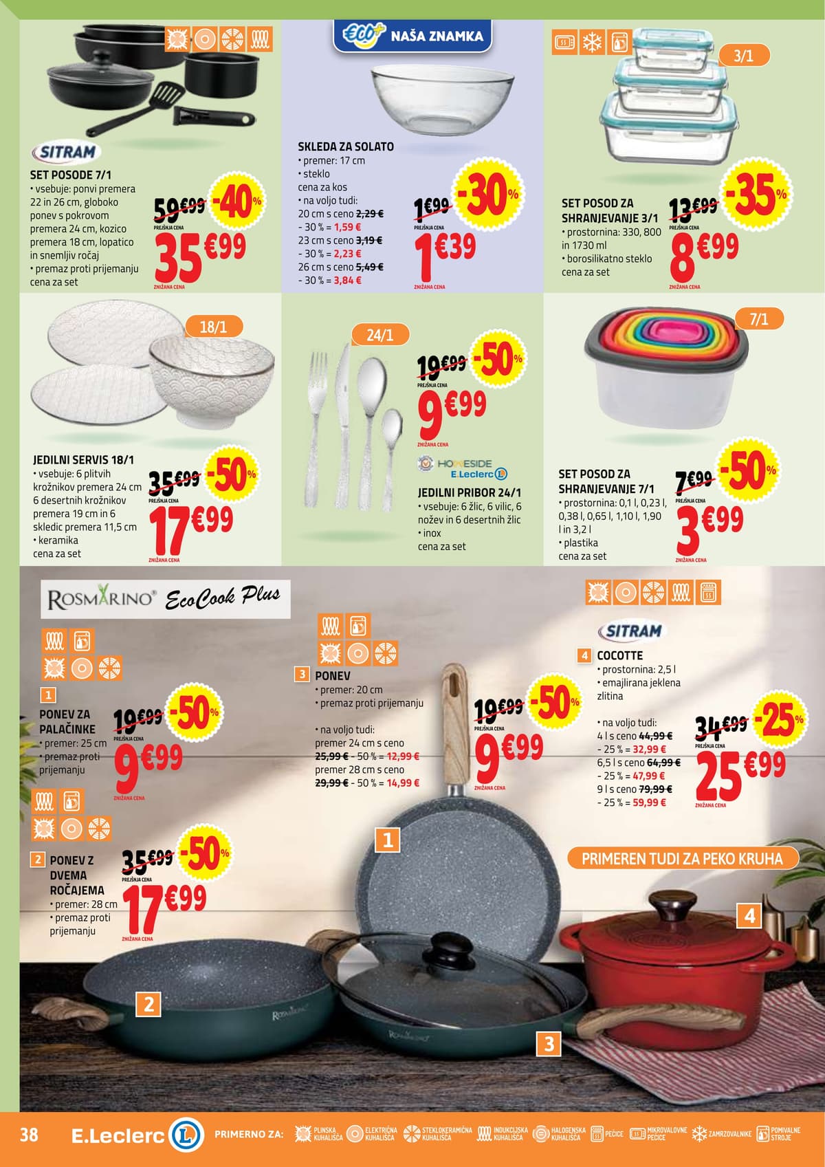 Stran 38. E.Leclerc kataloga - Akcijska Ponudba