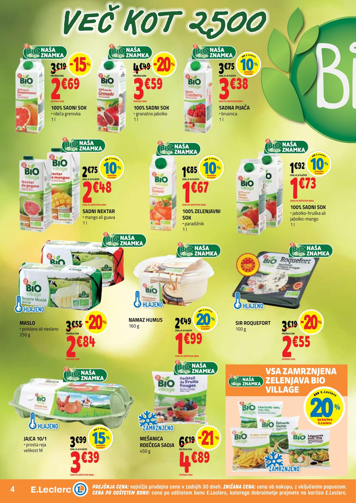 Stran 4. E.Leclerc kataloga - Akcijska Ponudba od 30.03.2026.