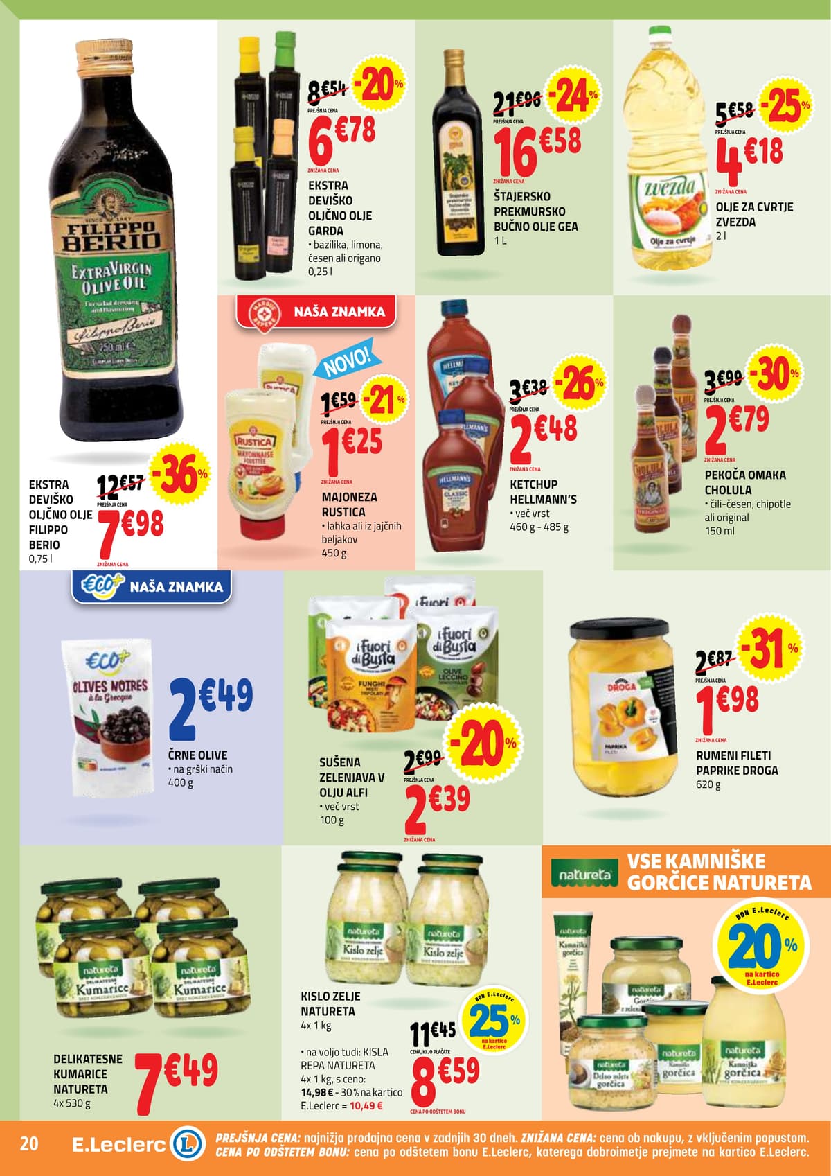 Stran 20. E.Leclerc kataloga - Akcijska Ponudba