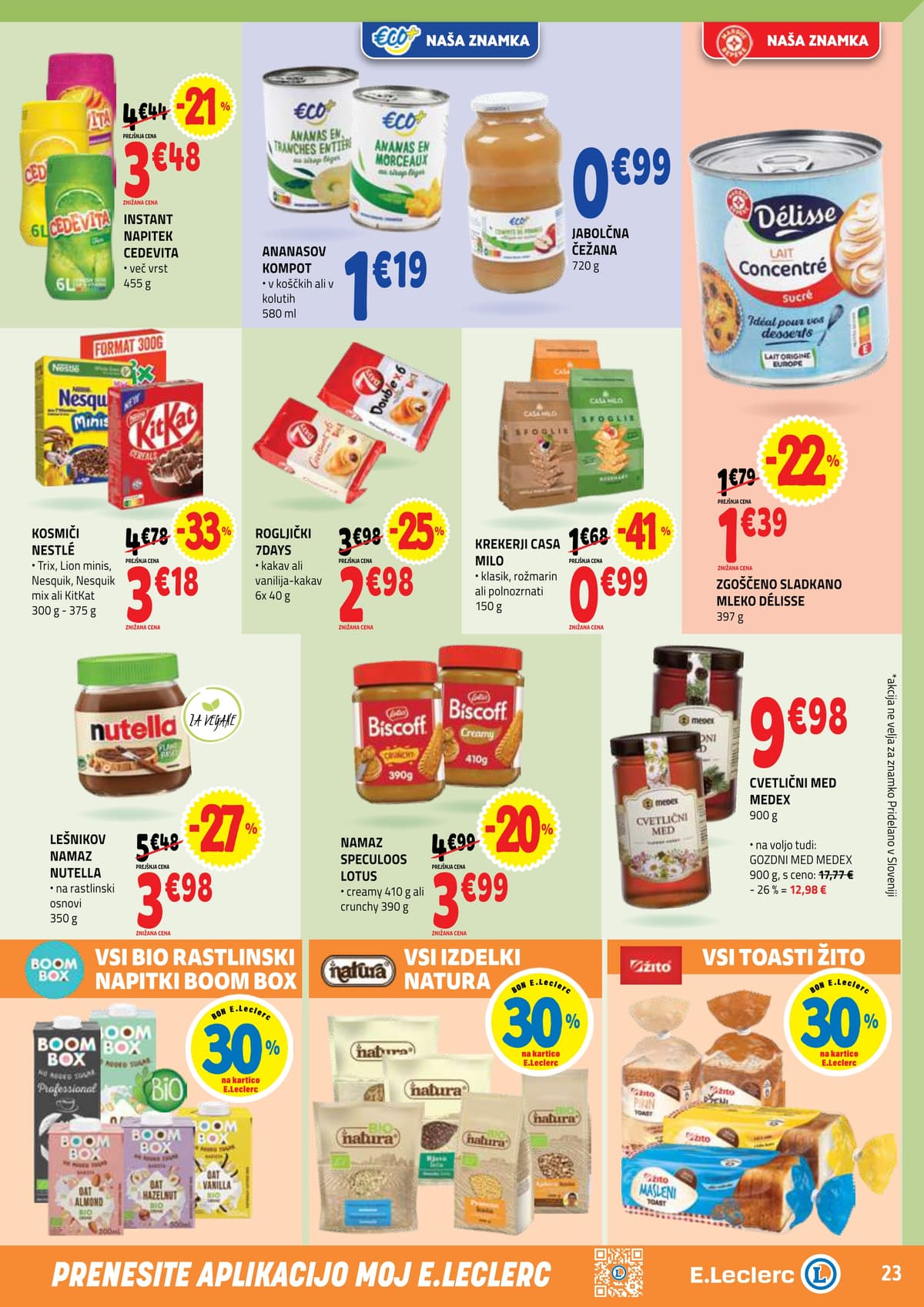 Stran 23. E.Leclerc kataloga - Akcijska Ponudba