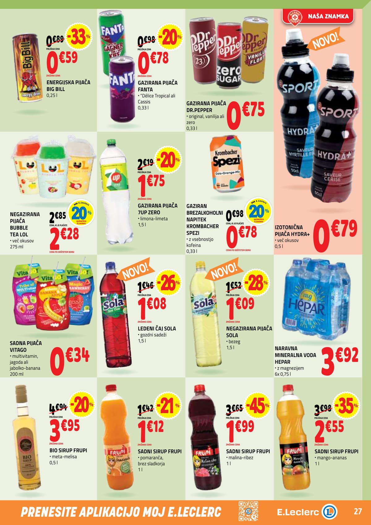 Stran 27. E.Leclerc kataloga - Akcijska Ponudba