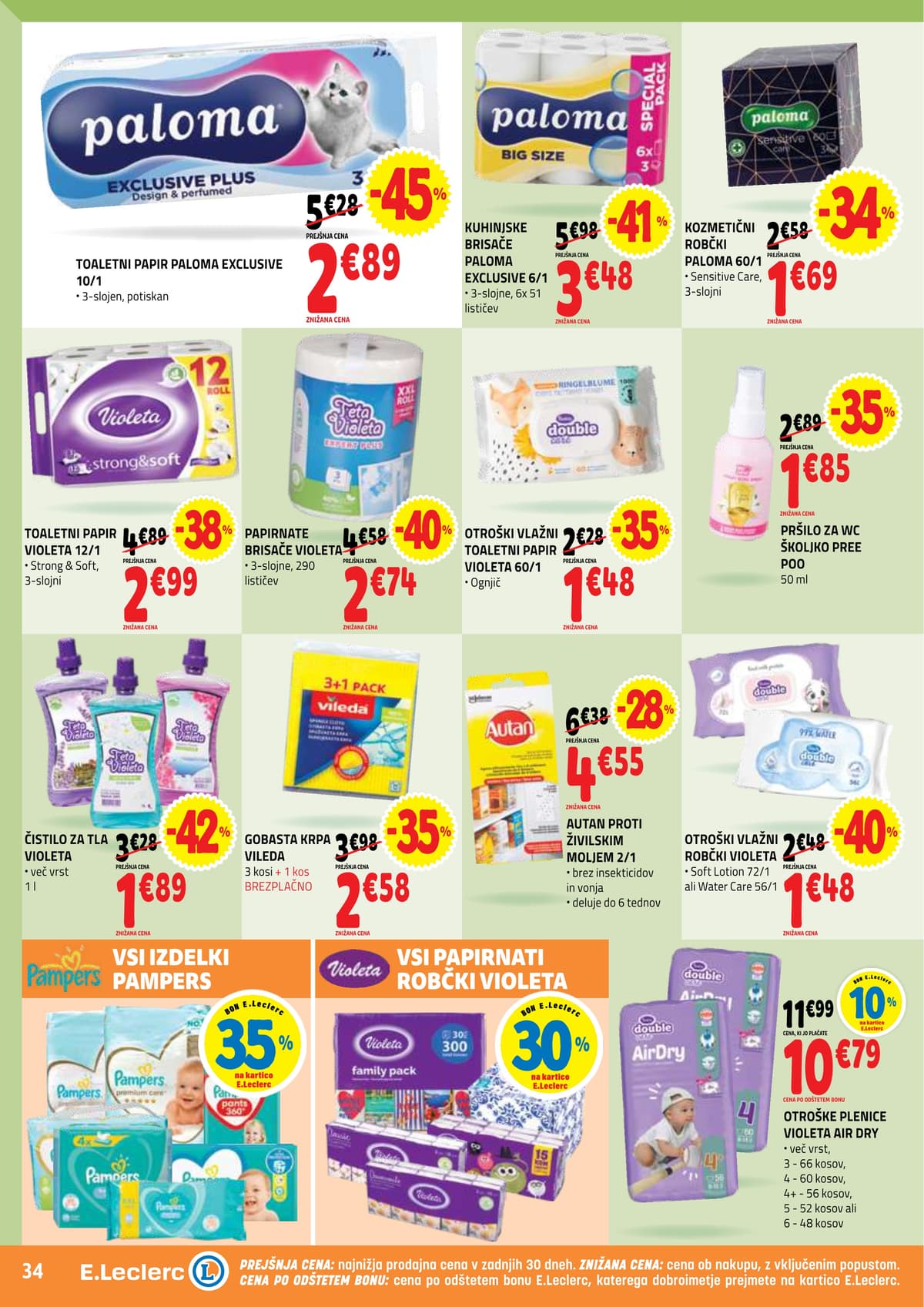 Stran 34. E.Leclerc kataloga - Akcijska Ponudba