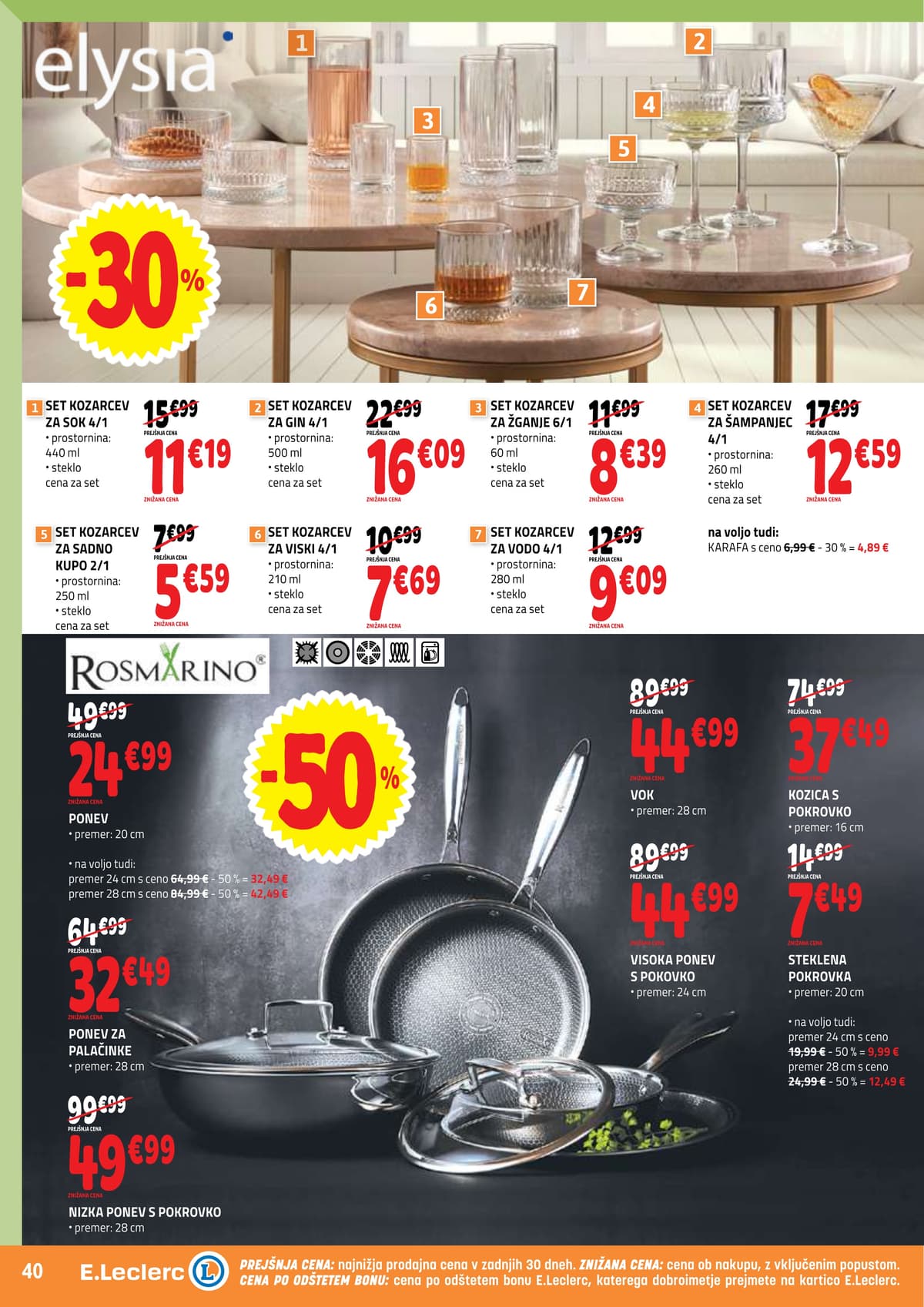 Stran 40. E.Leclerc kataloga - Akcijska Ponudba