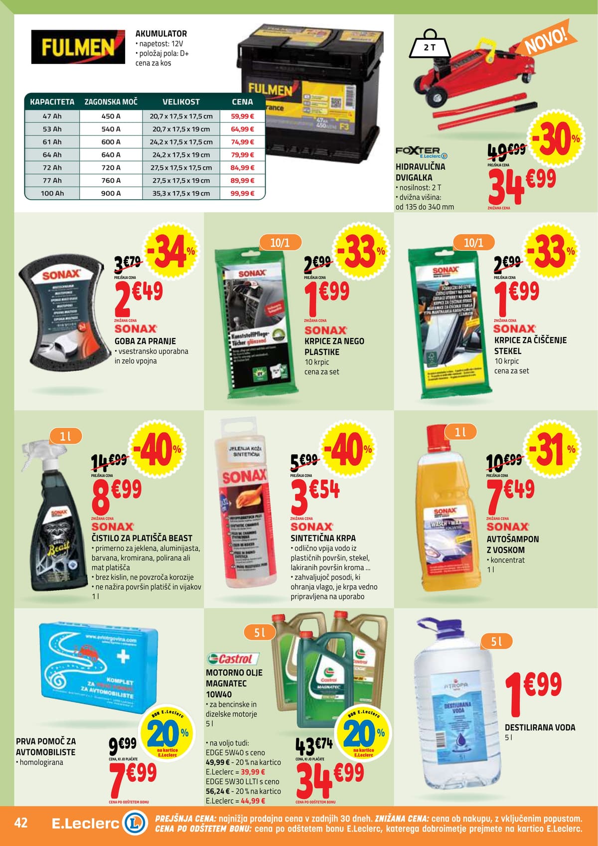 Stran 42. E.Leclerc kataloga - Akcijska Ponudba od 06.04.2026.