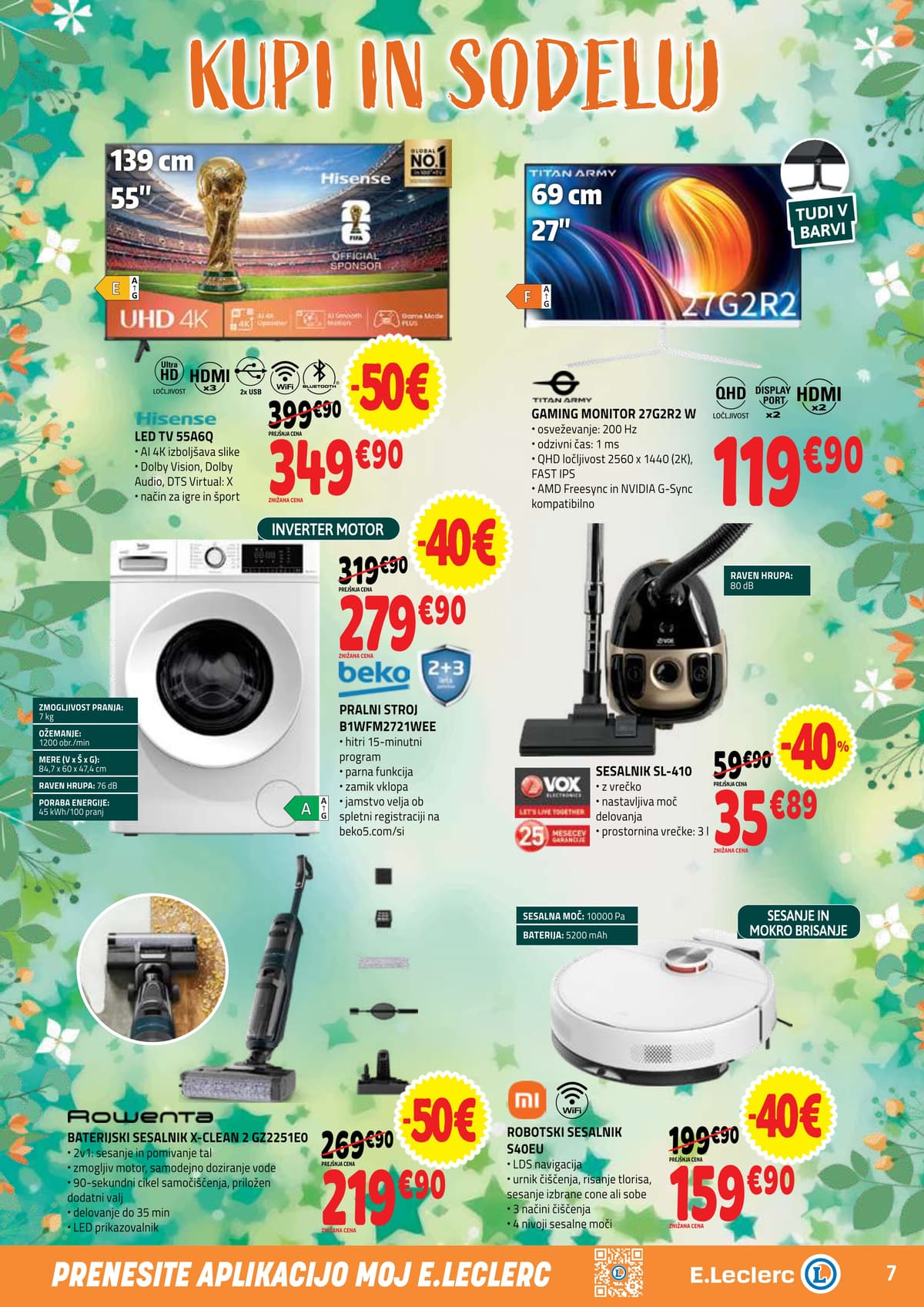 Stran 7. E.Leclerc kataloga - Akcijska Ponudba od 06.04.2026.