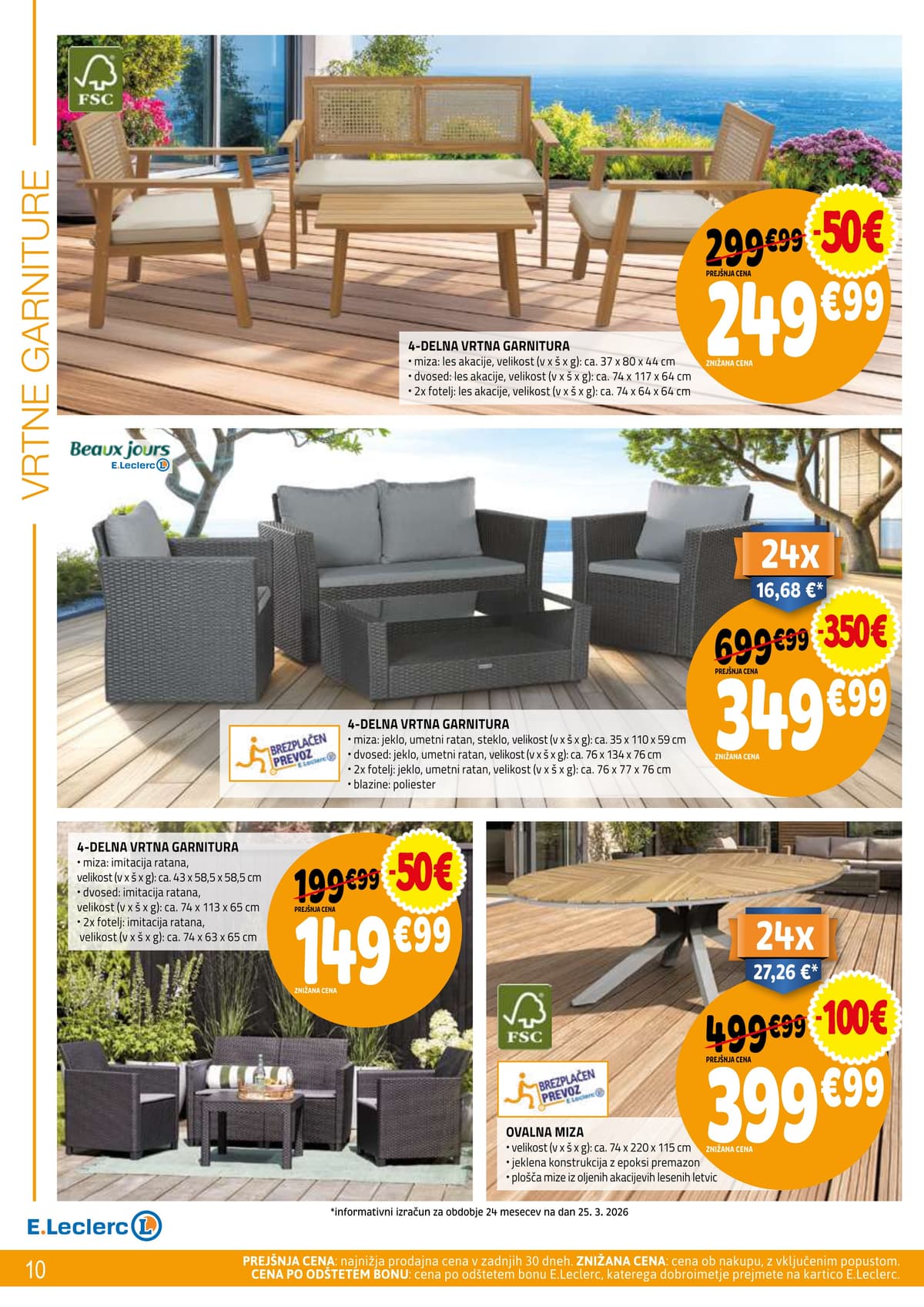 Stran 10. E.Leclerc kataloga - Vse Za Teraso
