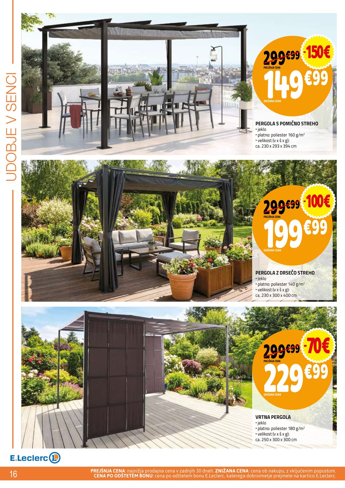 Stran 16. E.Leclerc kataloga - Vse Za Teraso od 06.04.2026.