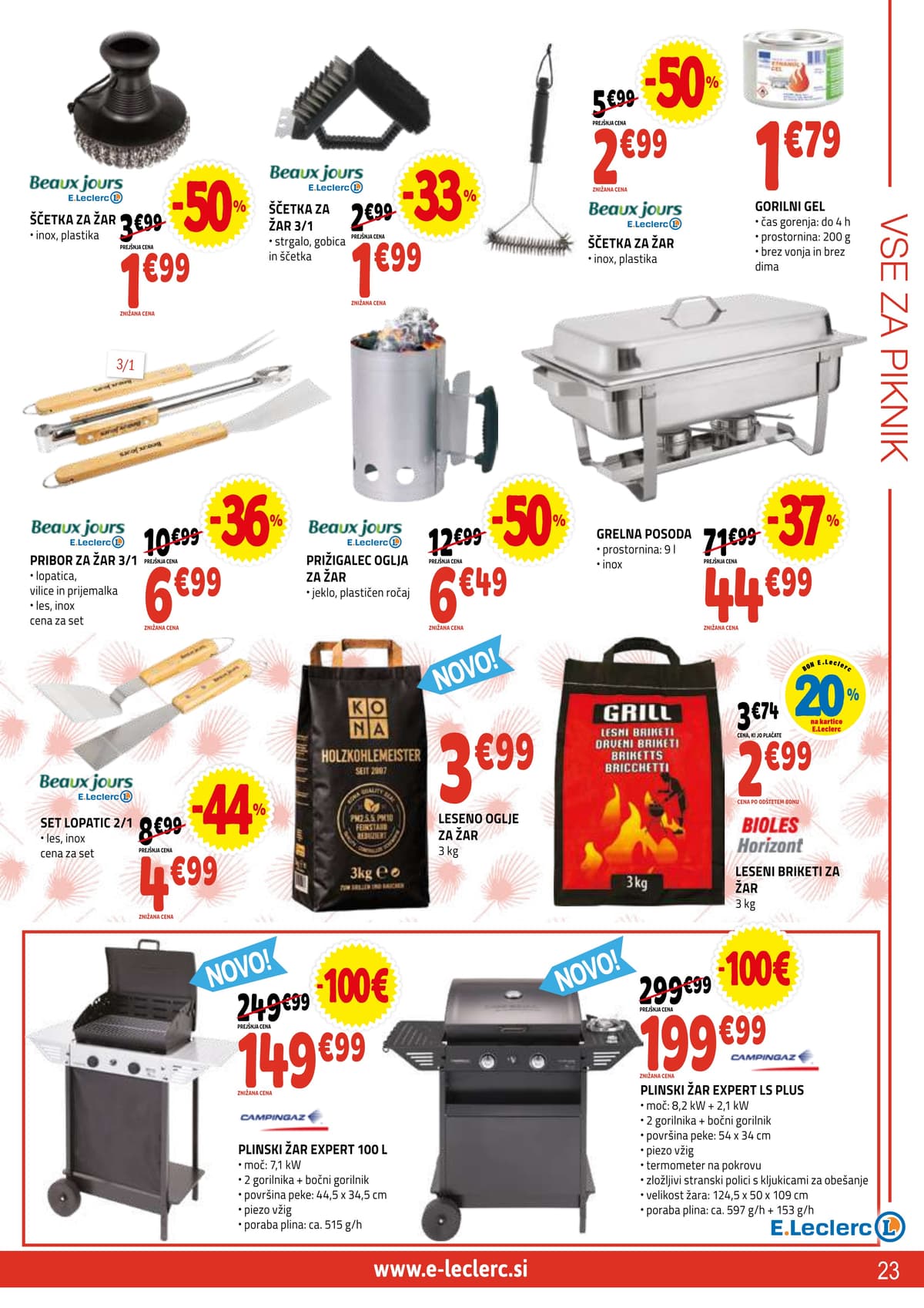 Stran 23. E.Leclerc kataloga - Vse Za Teraso