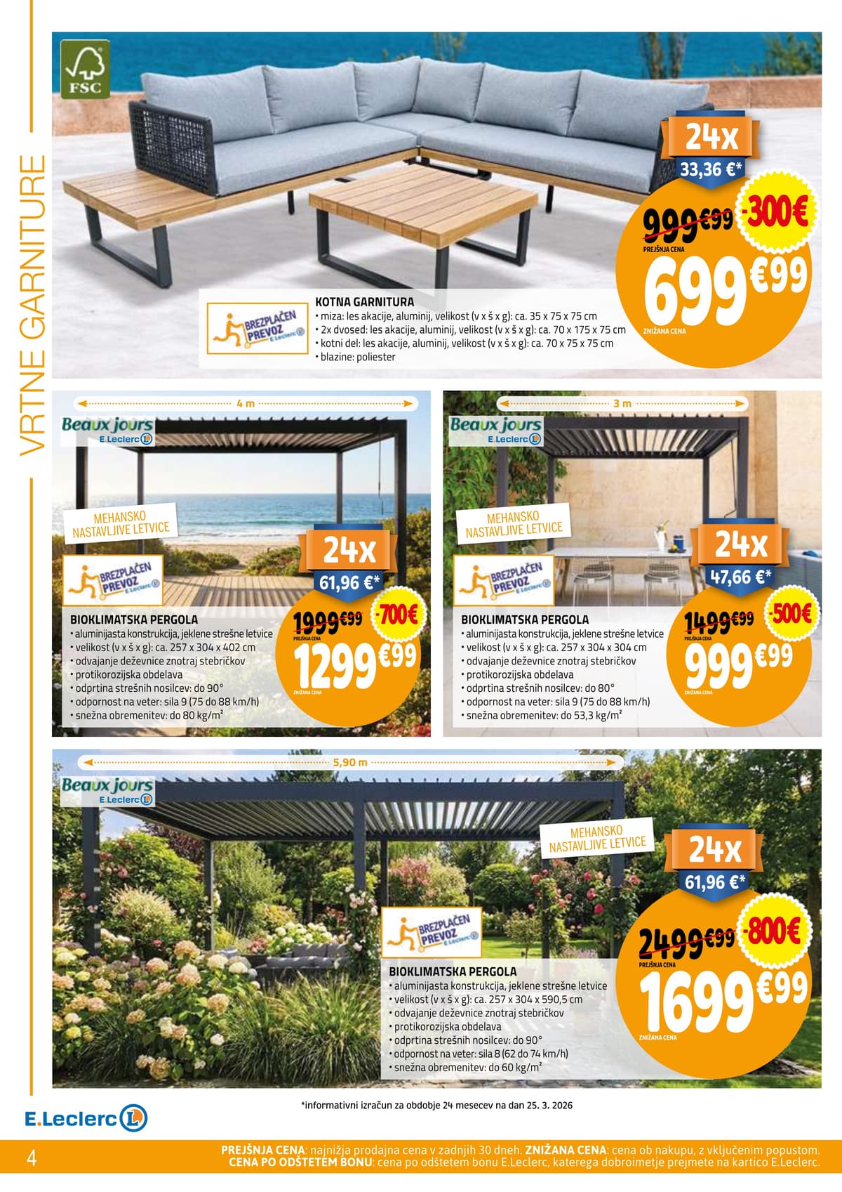 Stran 4. E.Leclerc kataloga - Vse Za Teraso