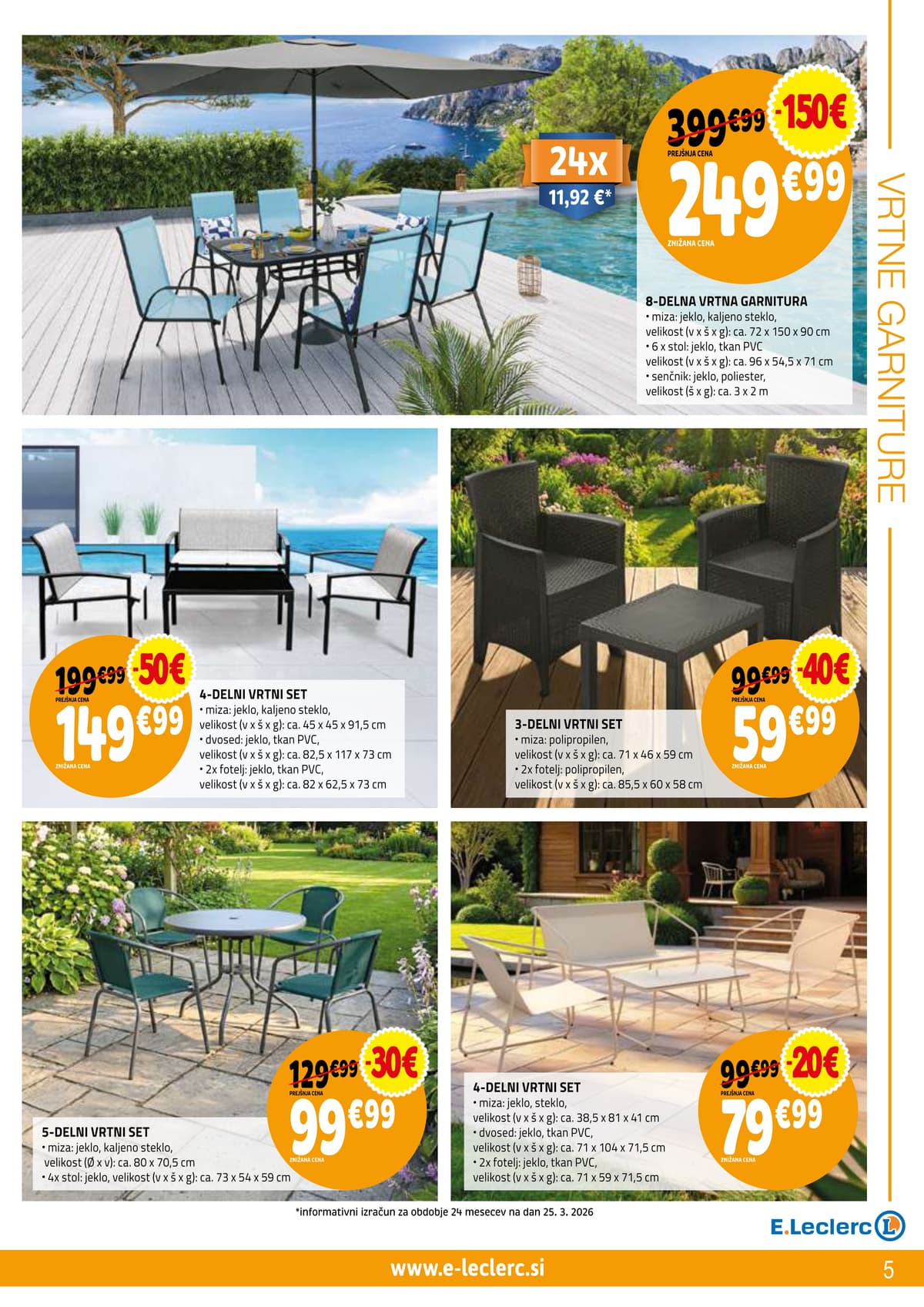 Stran 5. E.Leclerc kataloga - Vse Za Teraso