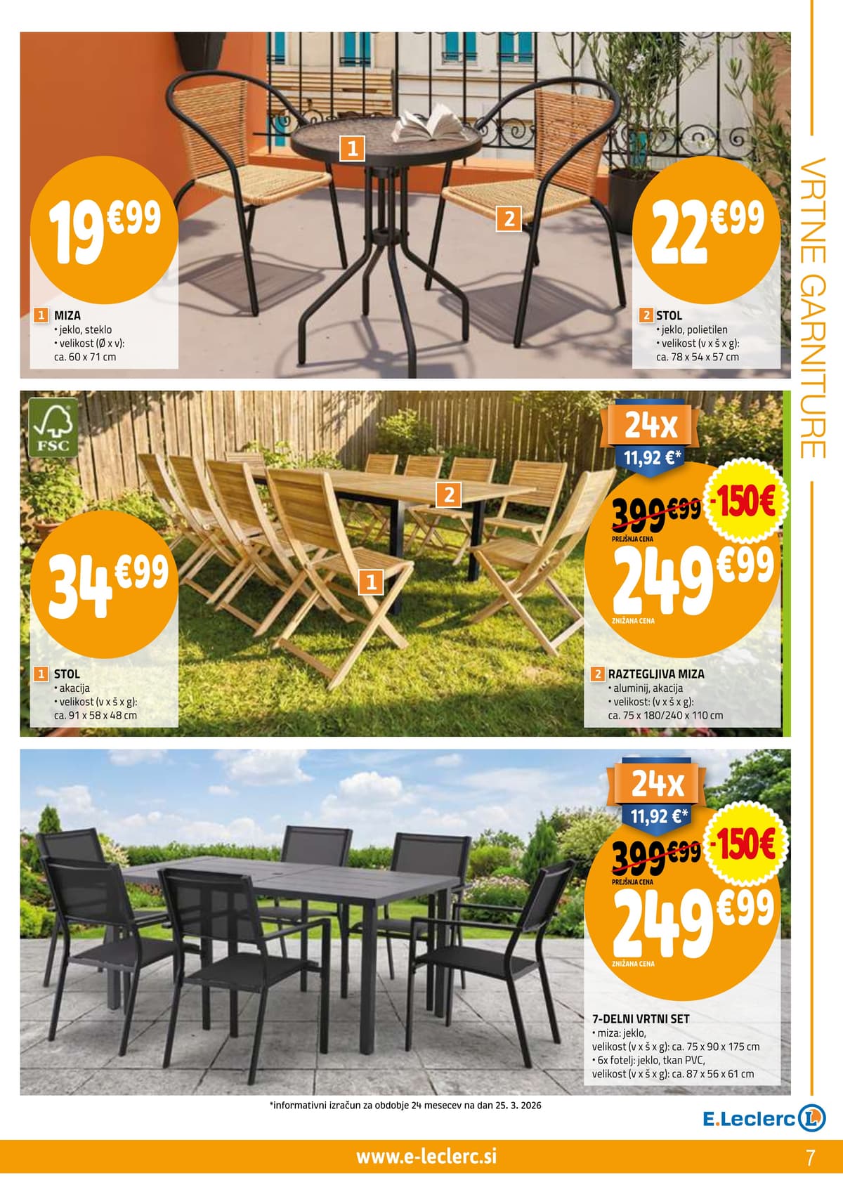 Stran 7. E.Leclerc kataloga - Vse Za Teraso